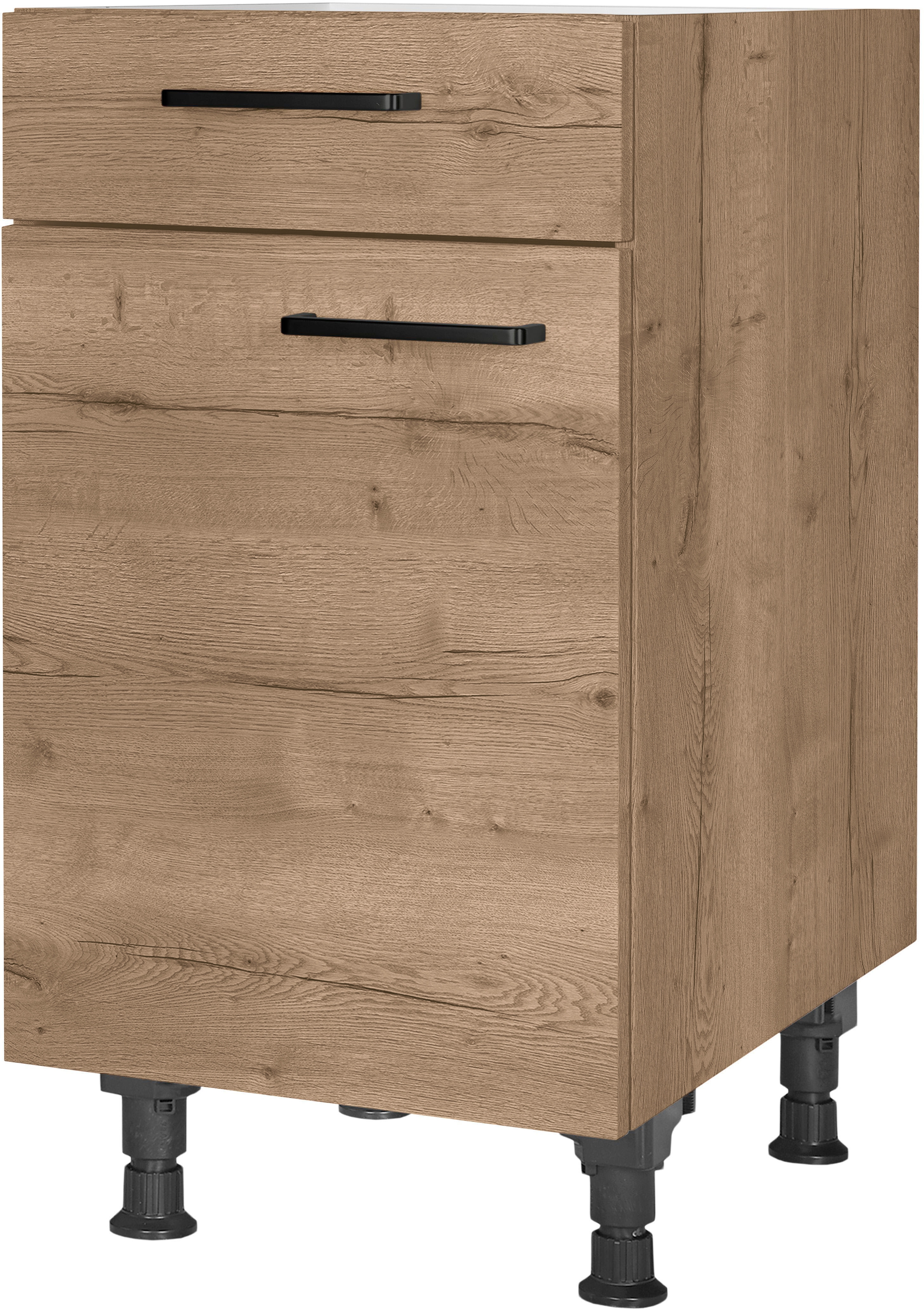 nobilia 1100000002199 ""Structura", Ausrichtung wählbar, vormont., in den Breiten 30, 45 und" 60 cm Breite, mit höhenverstellbaren Sockelfüßen, vormontiert