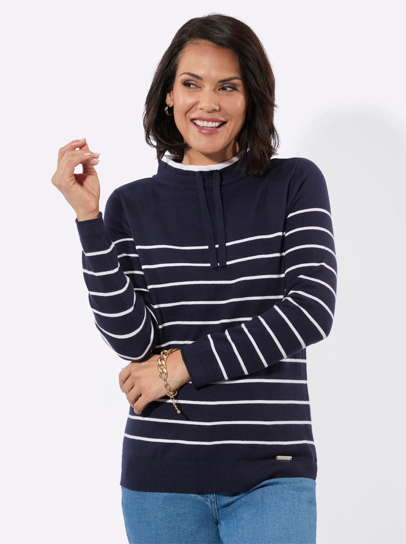 Casual Looks Stehkragenpullover »Stehkragen-Pullover«