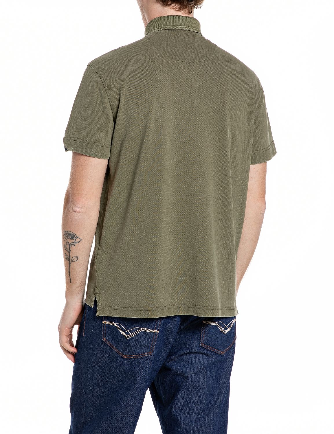 Replay Poloshirt aus Baumwollpiqué, Regular Fit günstig online kaufen