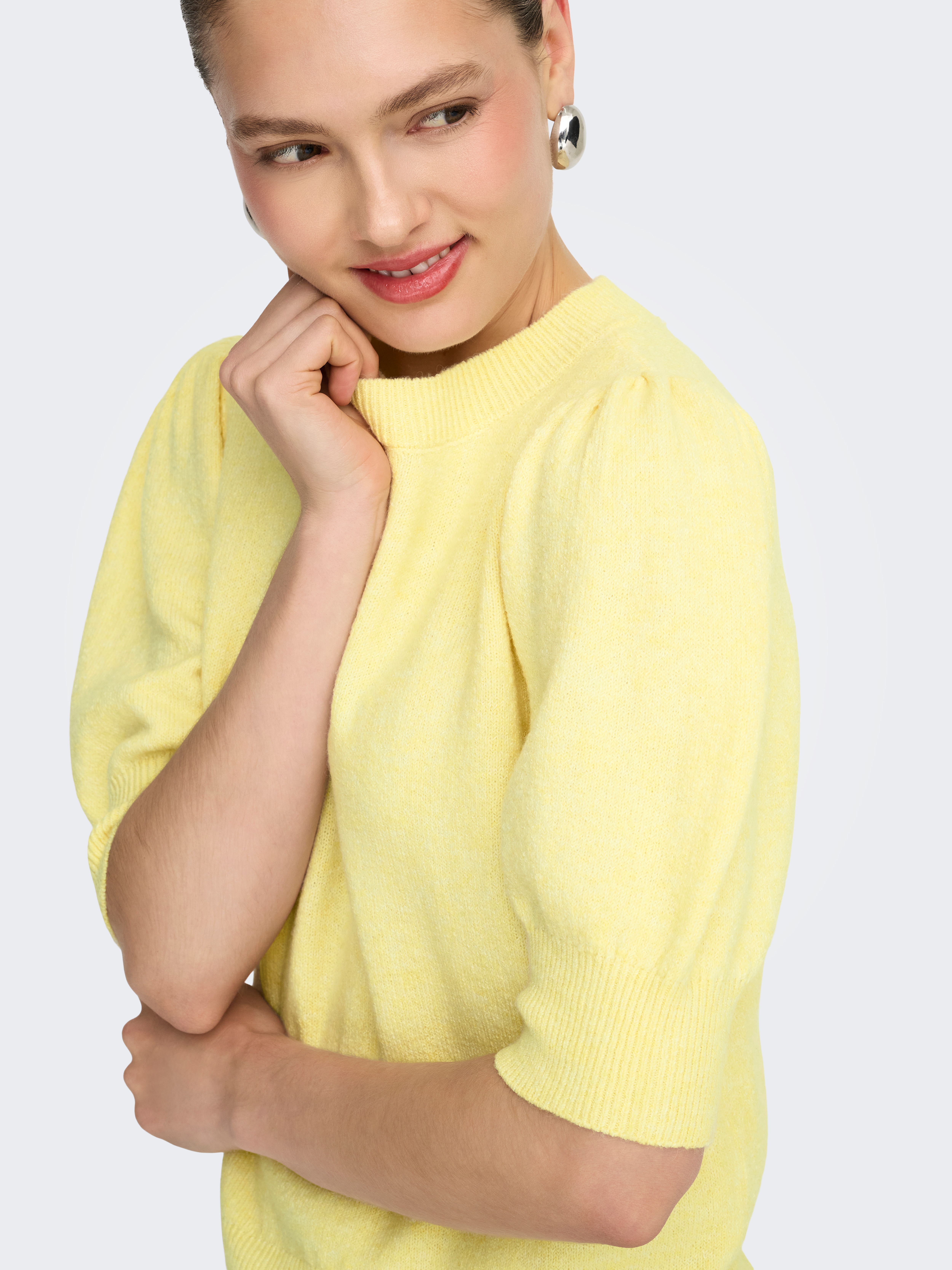 Thumbnail - ONLY Strickpullover "ONLRICA LIFE 2/4 PULLOVER KNT NOOS" Materialmix