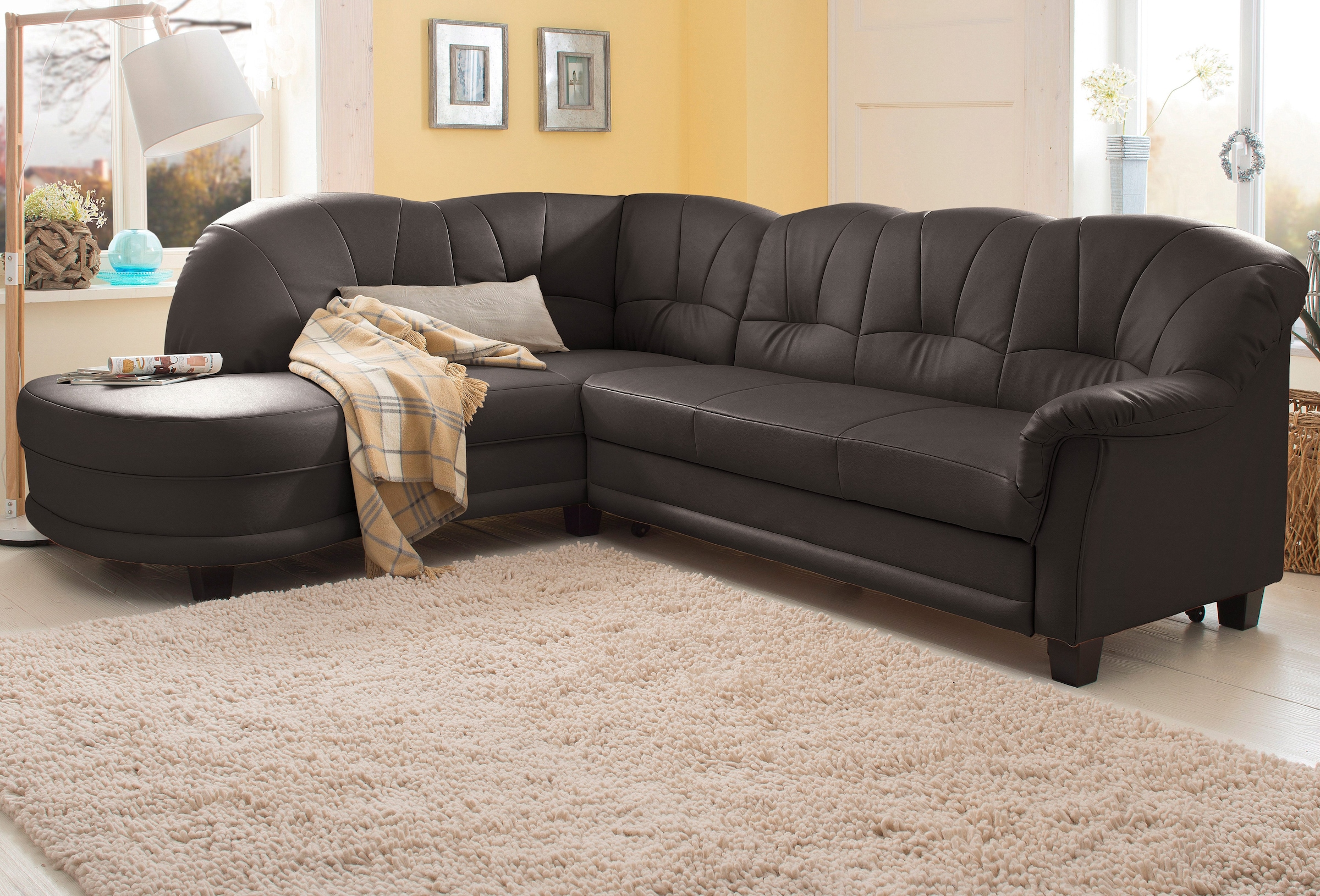 Home affaire Ecksofa "Camelita, Landhaus Sofa, 2 Varianten: Recamiere- oder günstig online kaufen