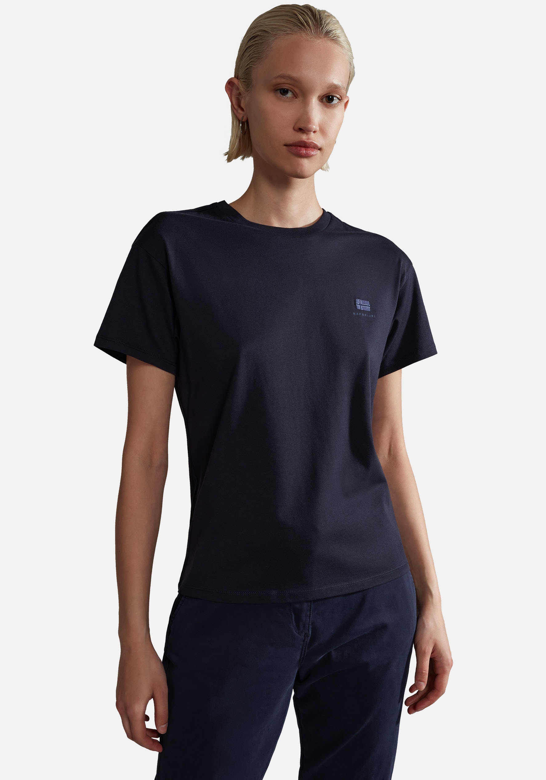 Napapijri T-Shirt »S-NINA 941 BLACK BEAUTY«