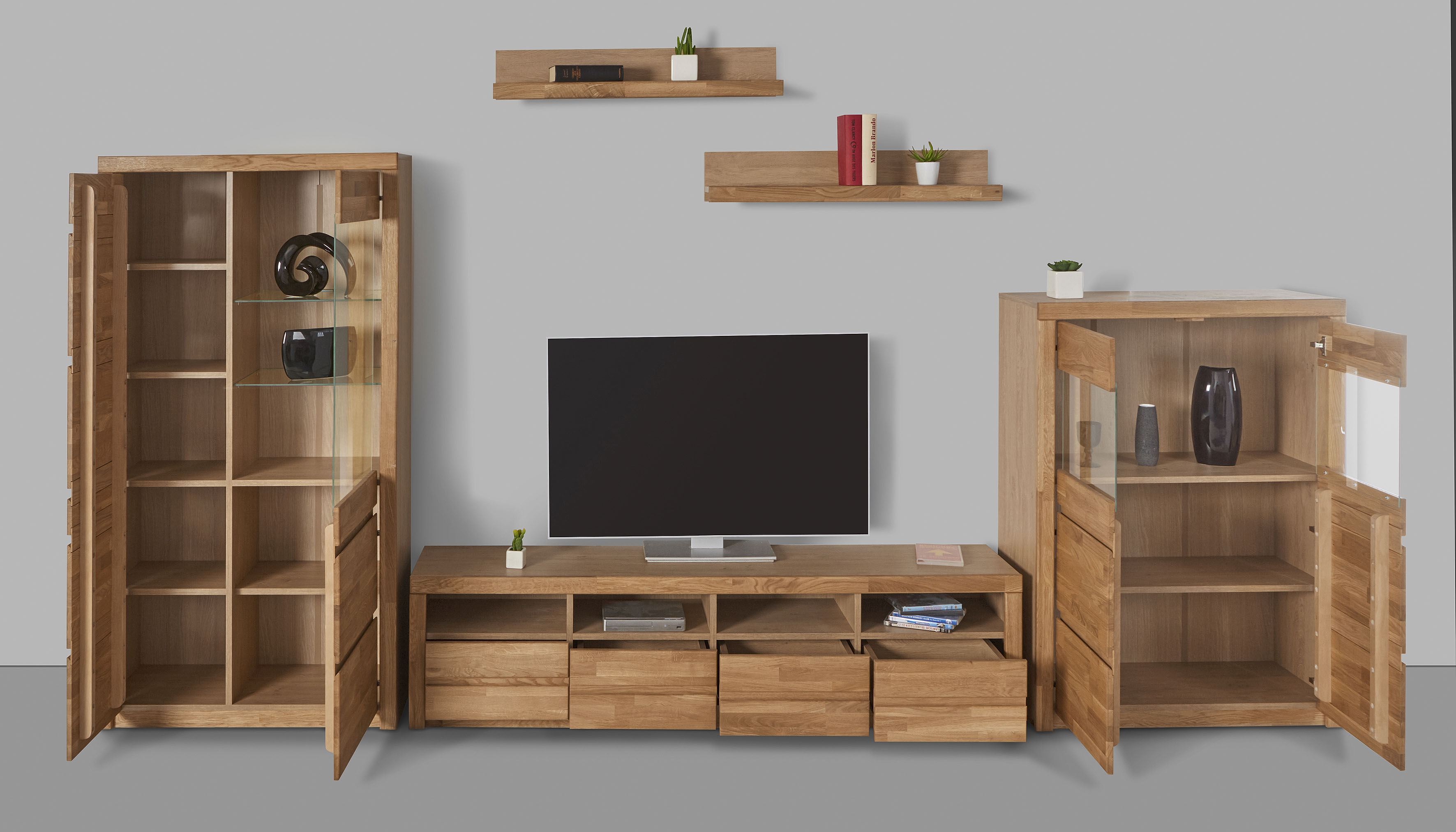 Thumbnail - OTTO home Wohnwand "Silkeborg" Set, 5 Stk. tlg.