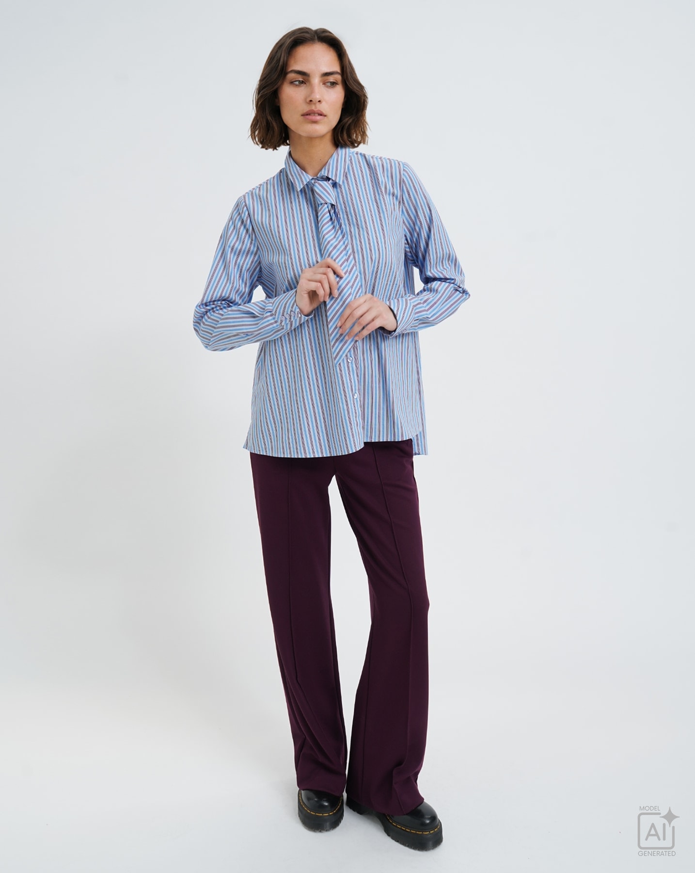 Smith & Soul Hemdbluse mit passender Krawatte