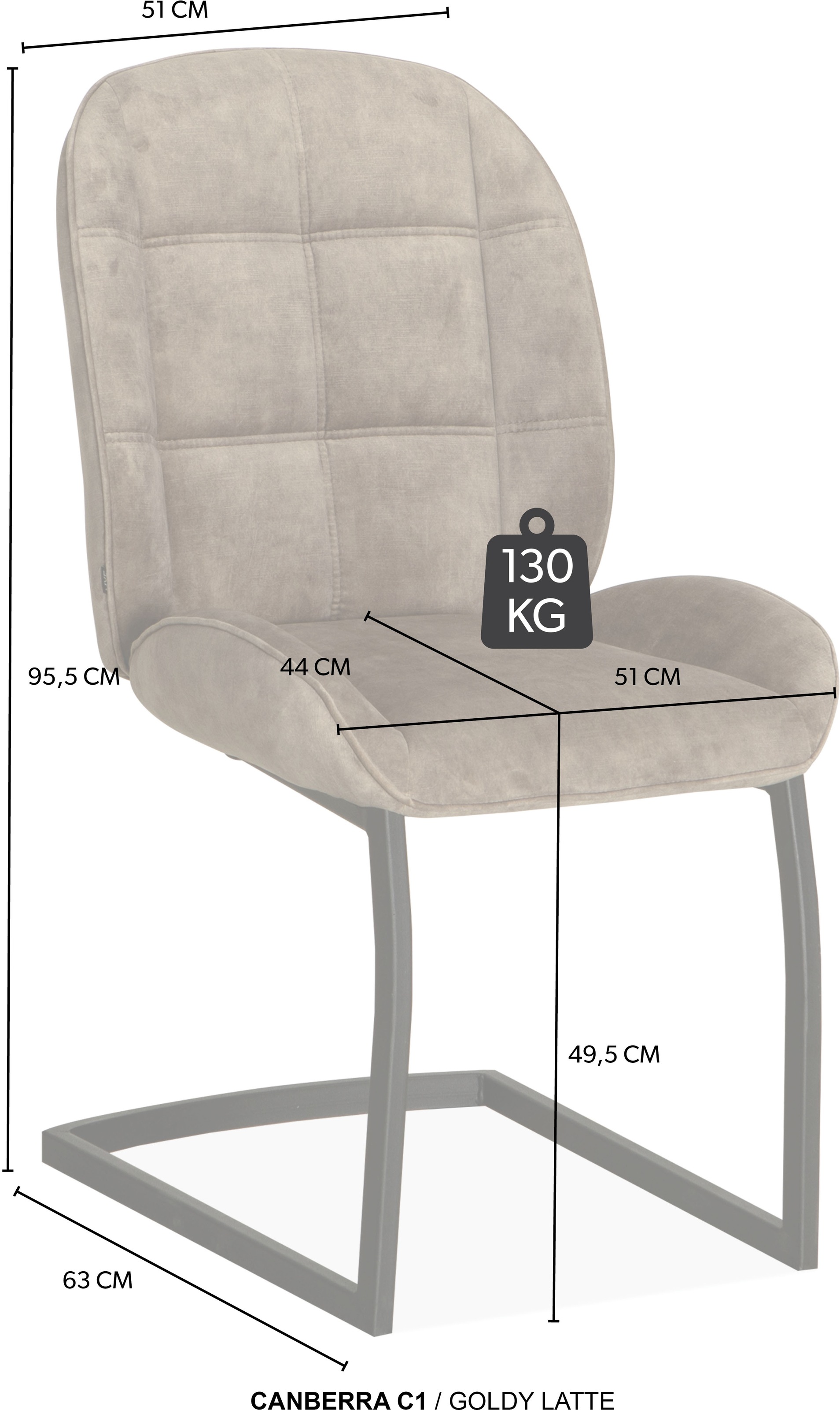 OMG Design Esszimmerstuhl »Canberra« (Set) 1 Stk.Esszimmerstuhl, pflegeleichter Samtvelour Bezug