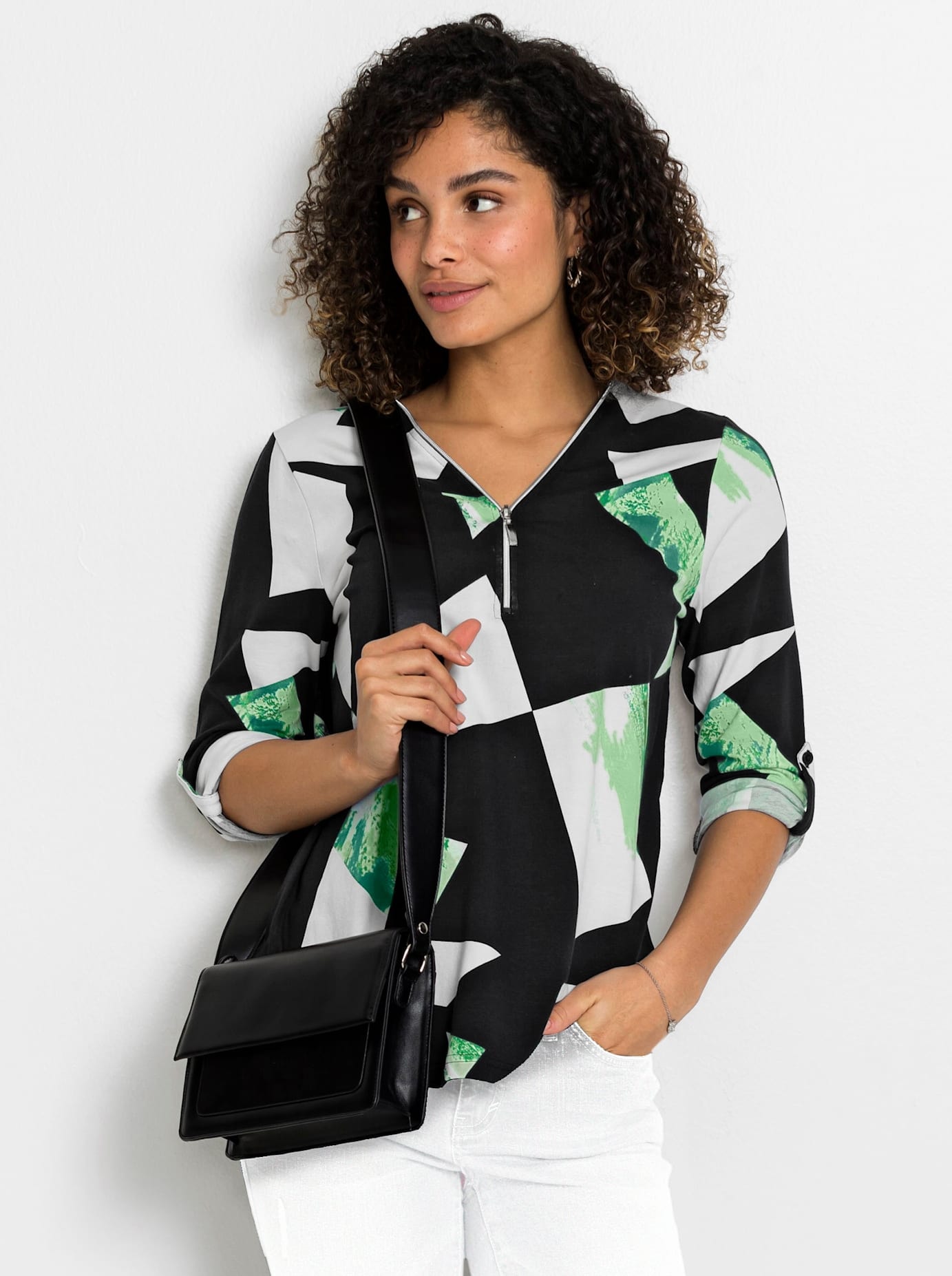 Inspirationen Langarmshirt "Modal-Baumwoll-Shirt", 1 Stk. günstig online kaufen