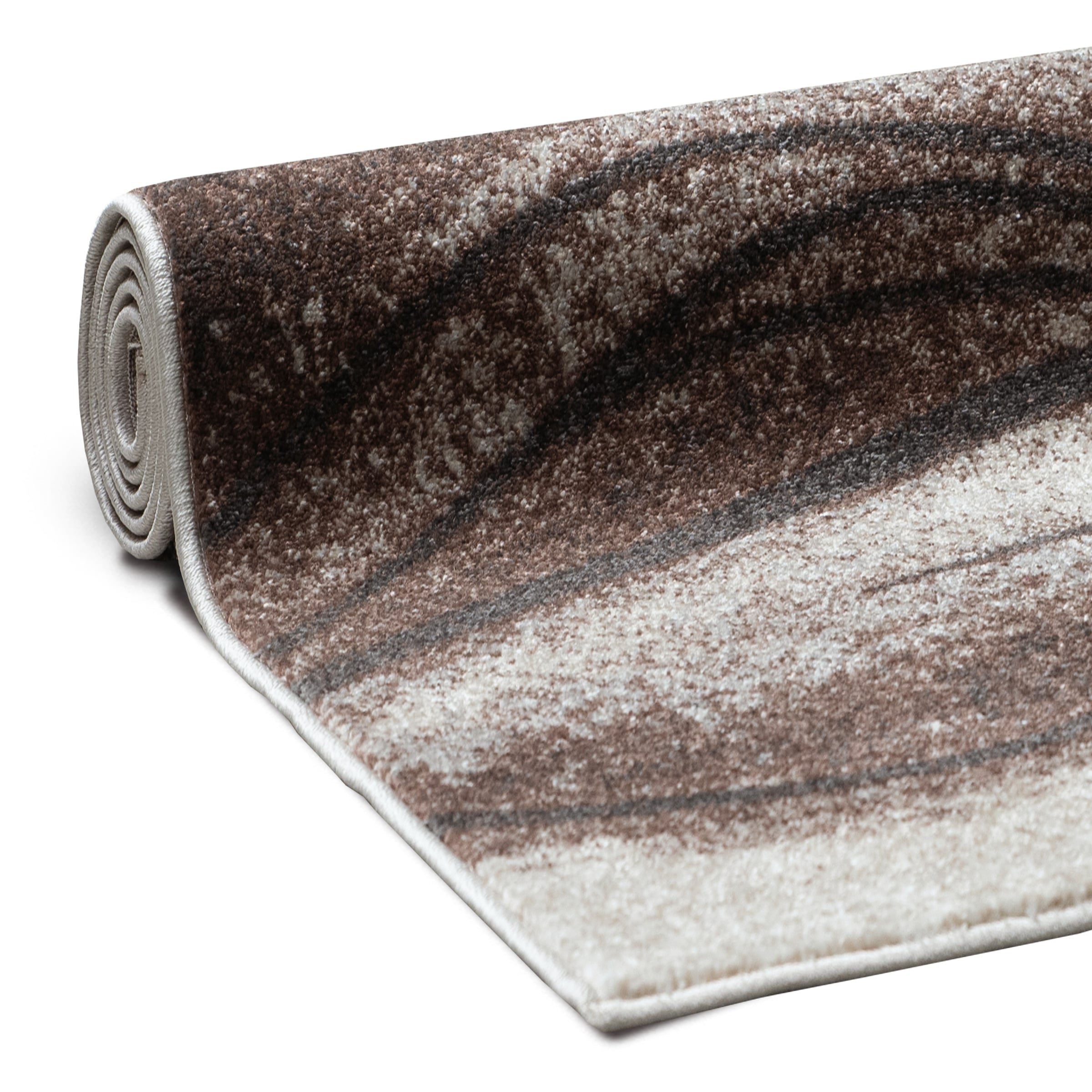 my home Teppich »Tritom«, rechteckig, 9 mm Höhe, mit besonders weichem Flor, Kurzflor, modernes Wellen Muster
