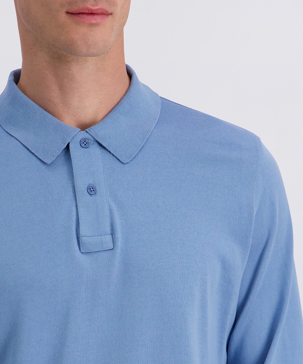 Pierre Cardin Langarm-Poloshirt in 2-Knopf-Form