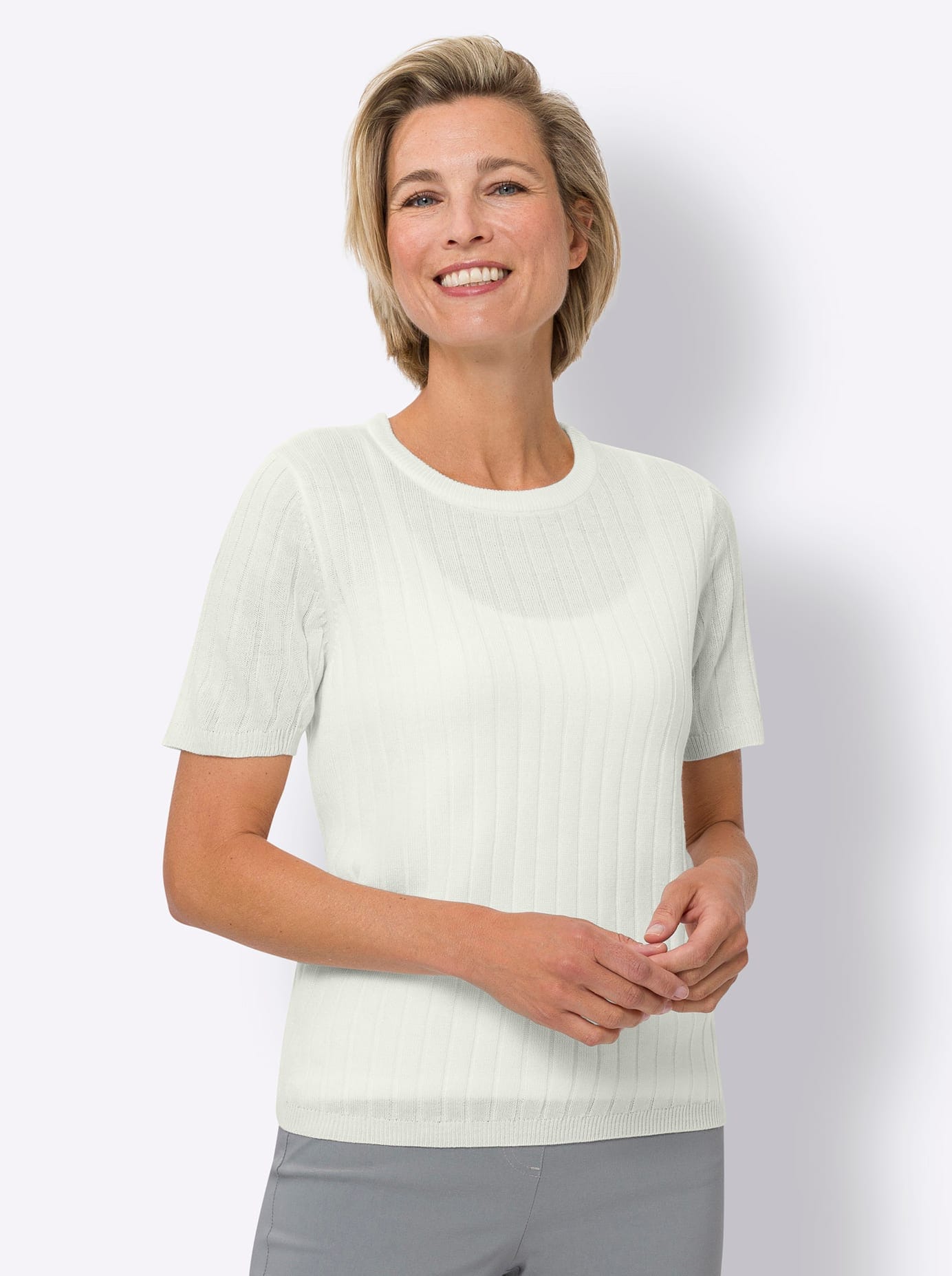 Classic Basics Kurzarmpullover "Kurzarm-Pullover" günstig online kaufen