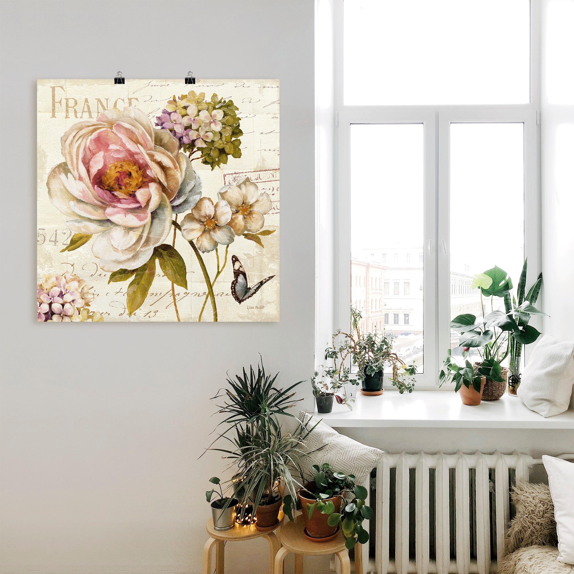 Artland Wandbild "Blumen III", Blumen, (1 St.), als Leinwandbild, Poster in günstig online kaufen