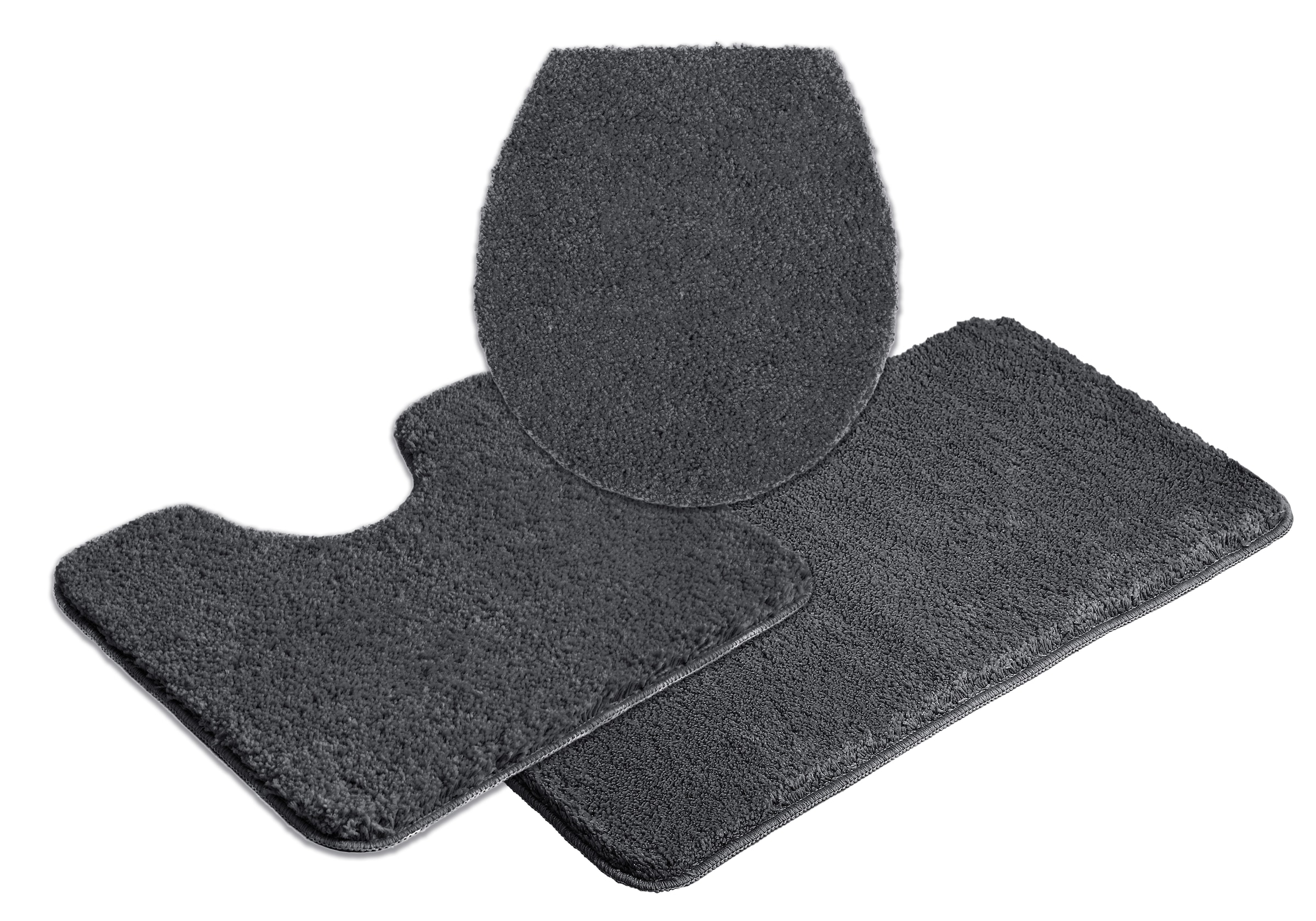 my home Badematte "Inga, Badezimmer Teppich, Badvorleger" Höhe 20 mm rutsch günstig online kaufen