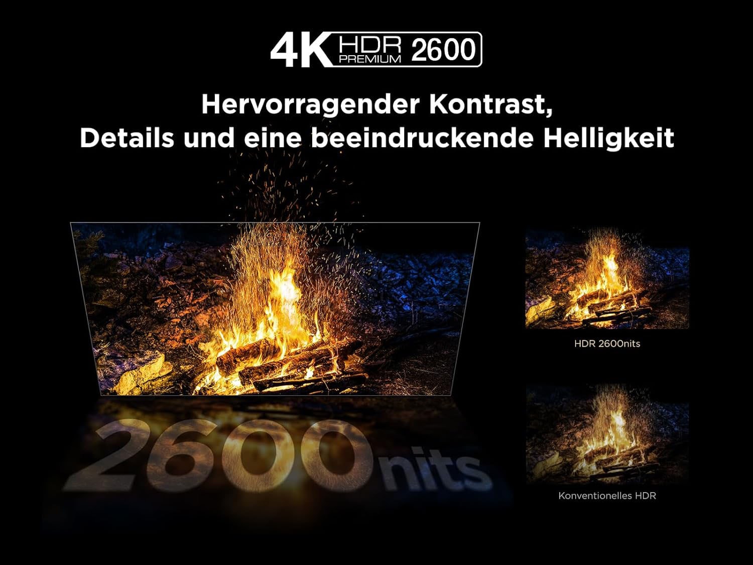 TCL LED-Fernseher »55C7K« 139 cm/55 ″ Smart-TV 4K QD-Mini LED, 144Hz, HVA Panel, Dolby Atmos, Google TV