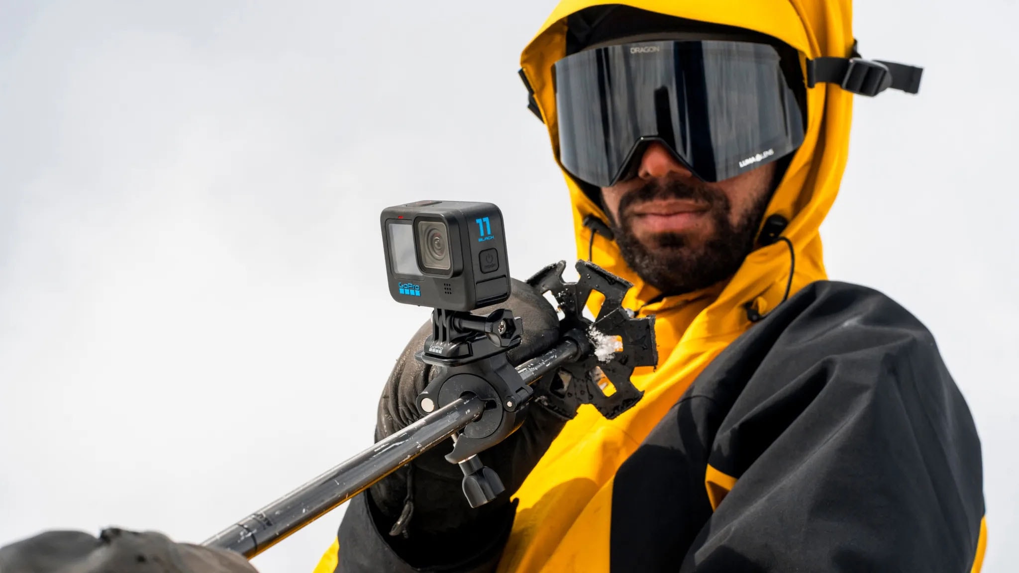 GoPro Action Cam-Halterung »Handlebar / Seatpost / Pole Mount« Set, 3 Stk. tlg.