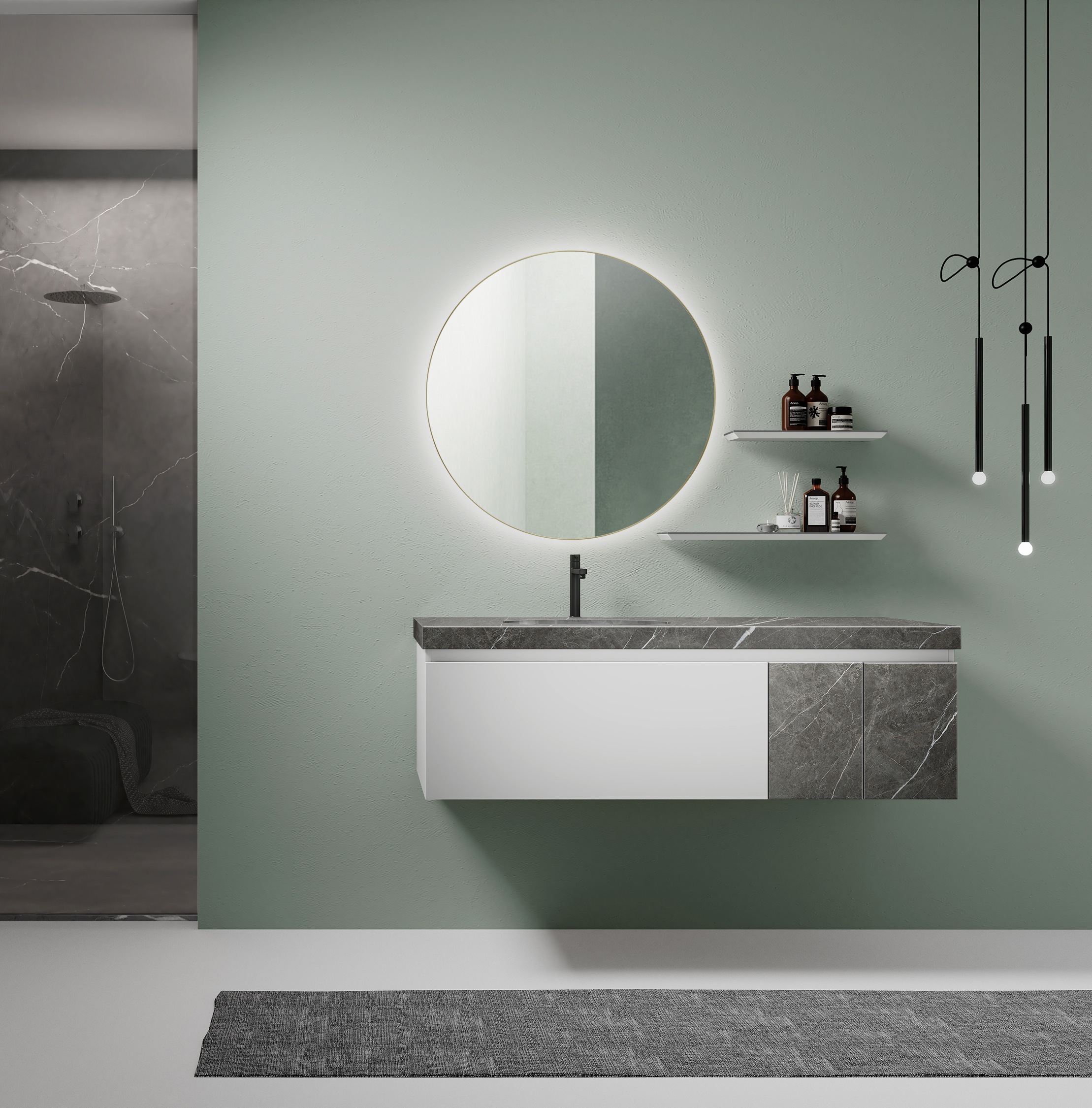 Talos Spiegel "TALOS CESA", austauschbare LED Beleuchtung, Shine in matt, Ø günstig online kaufen