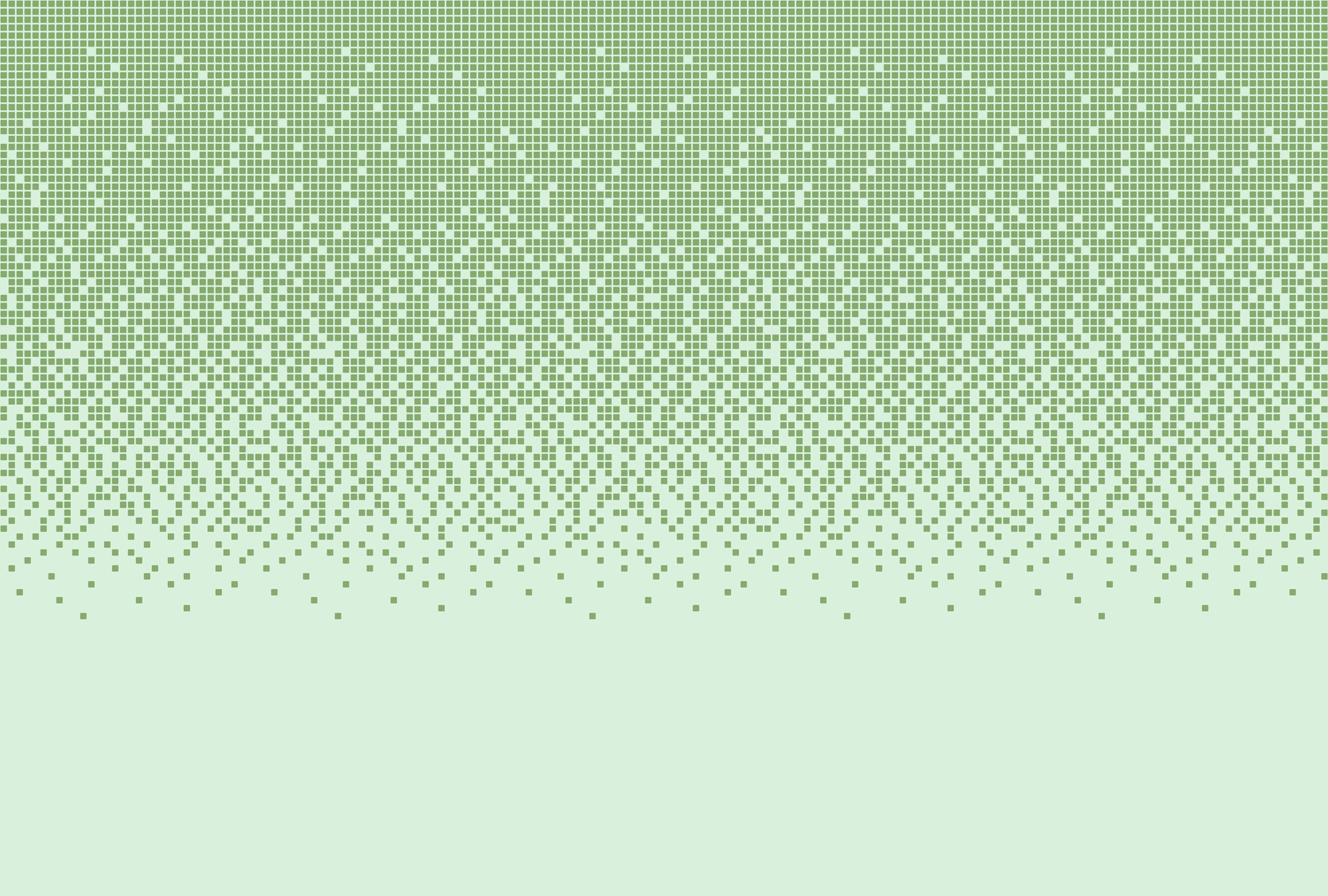 living walls Vliestapete »Pixel-Tapete im Farbverlauf Grün Hellgrün modern« matt glatt