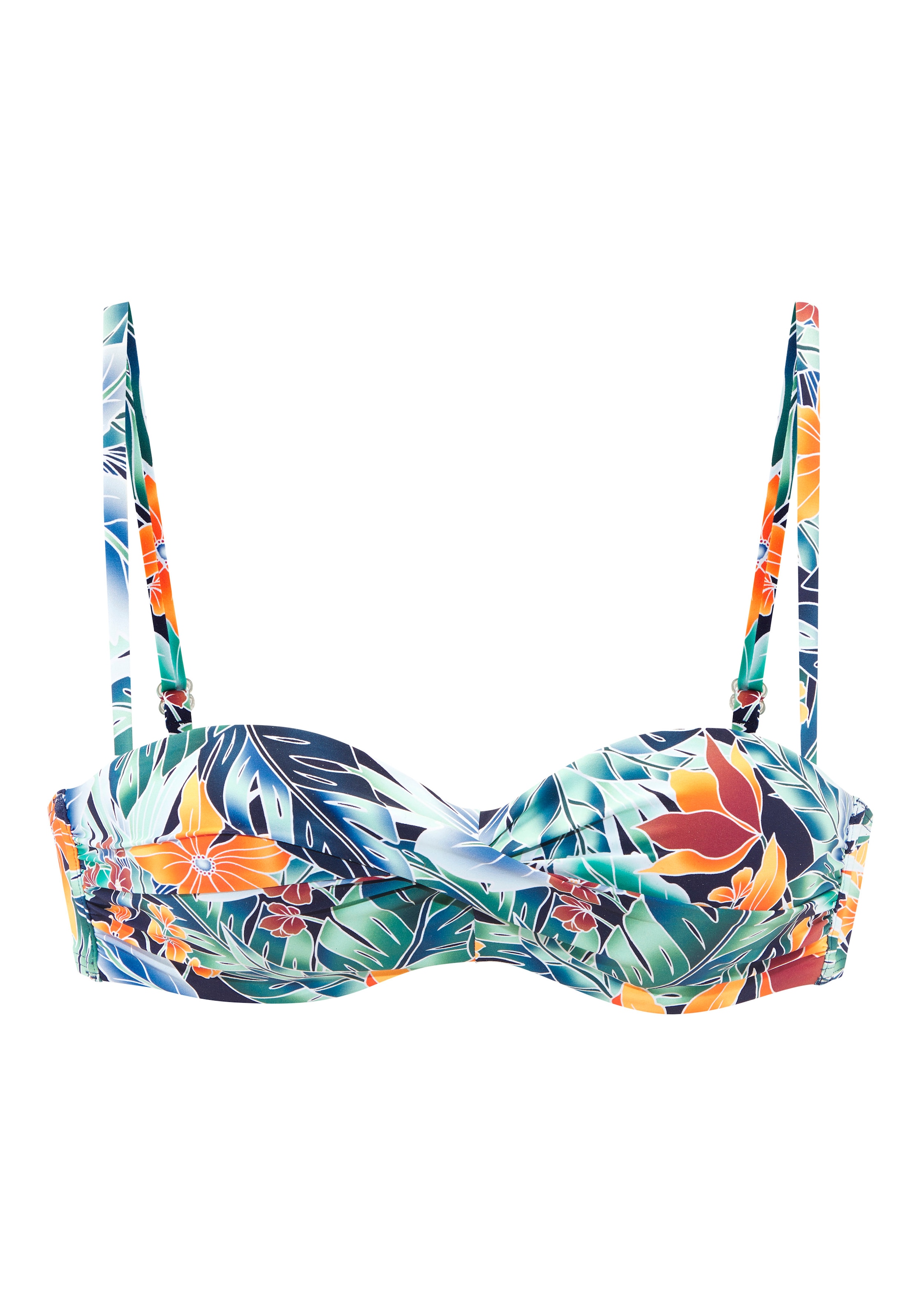 Sunseeker Bügel-Bandeau-Bikini-Top »Elife« Tropischer Print