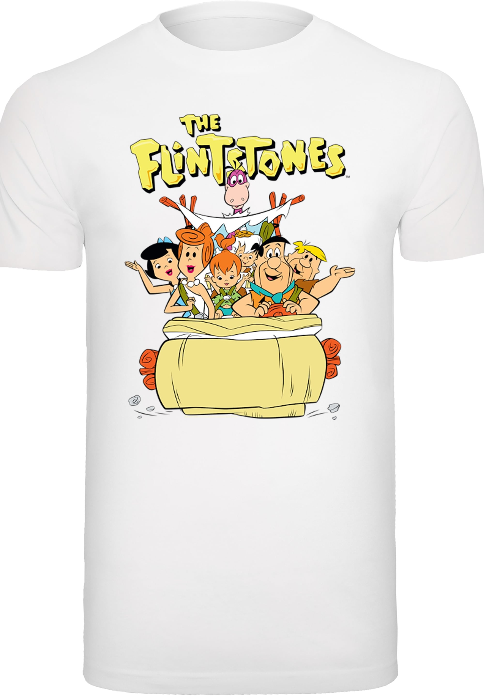 F4NT4STIC T-Shirt »Die Familie Feuerstein The The Ride«, Print
