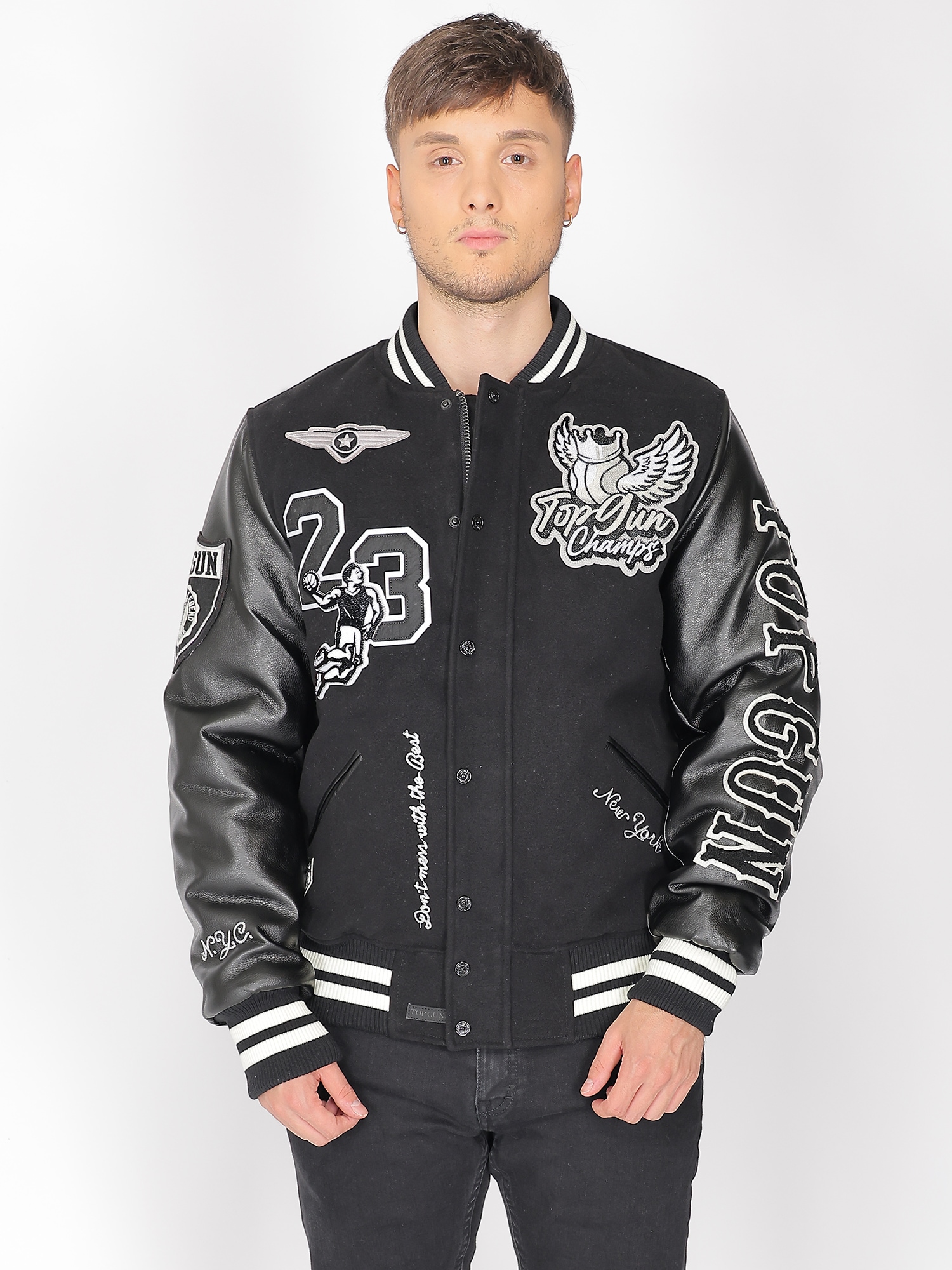 TOP GUN Collegejacke »TG23004«