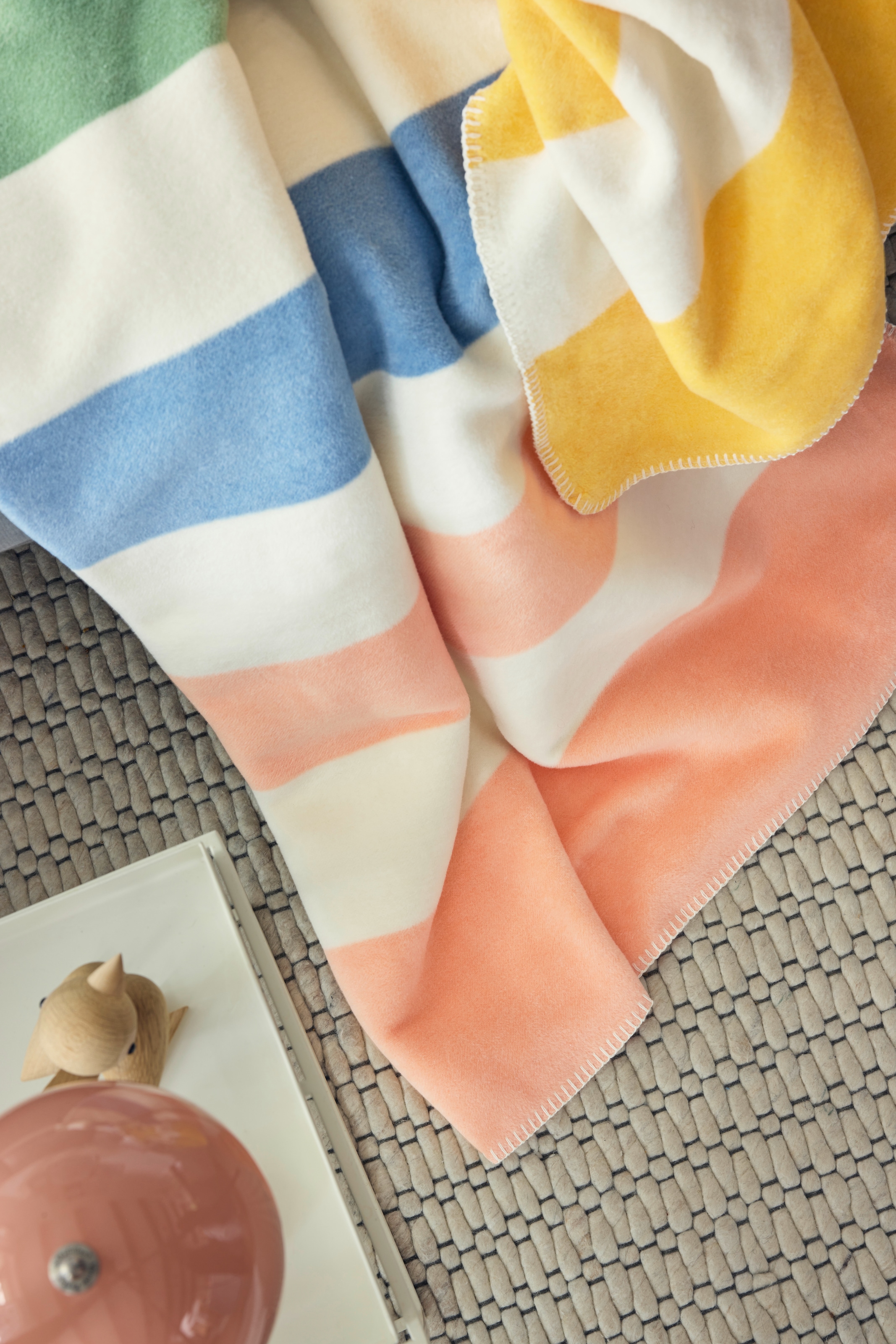 IBENA Wohndecke »Haifa« mit modernen Blockstreifen