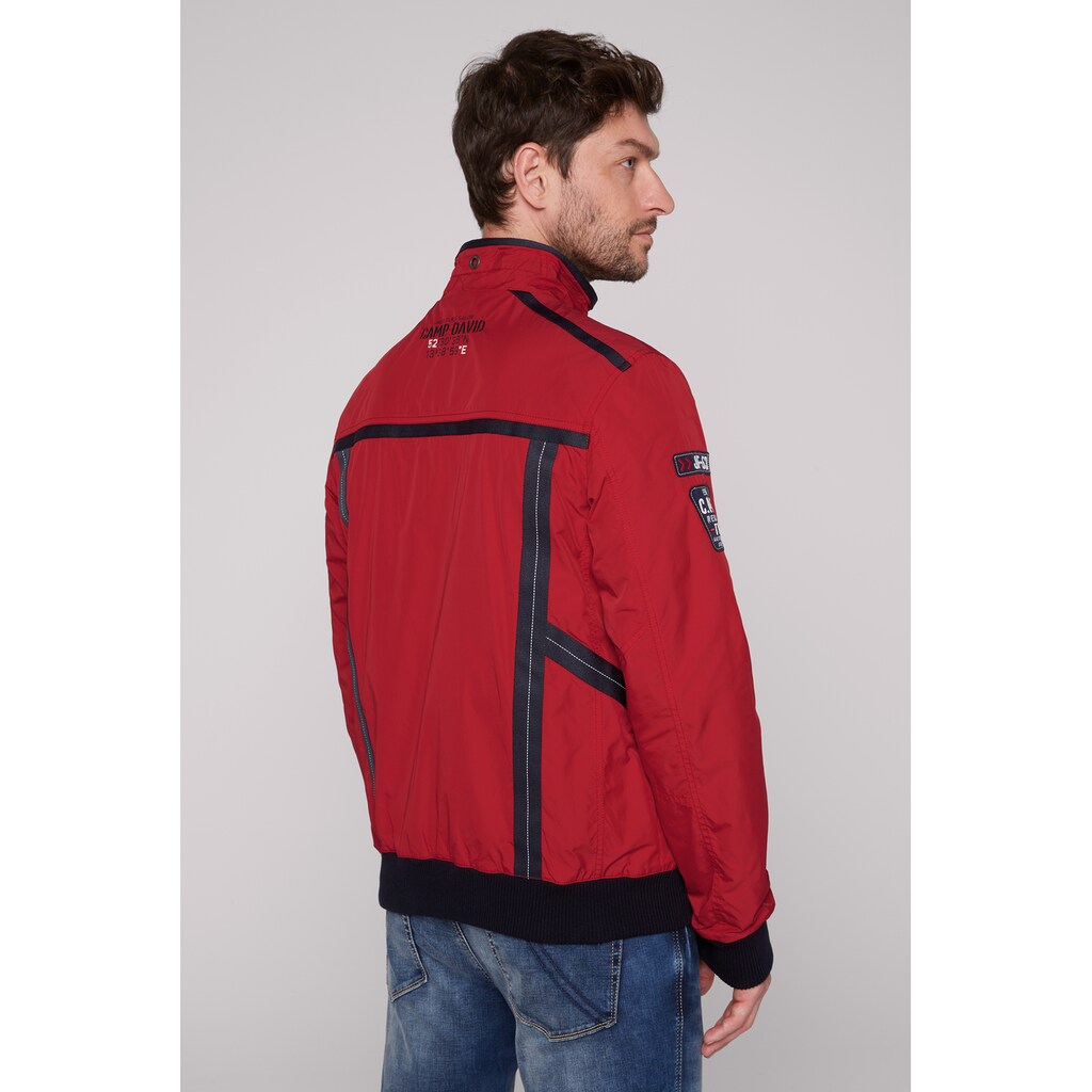 CAMP DAVID Outdoorjacke, ohne Kapuze, mit Stehkragen