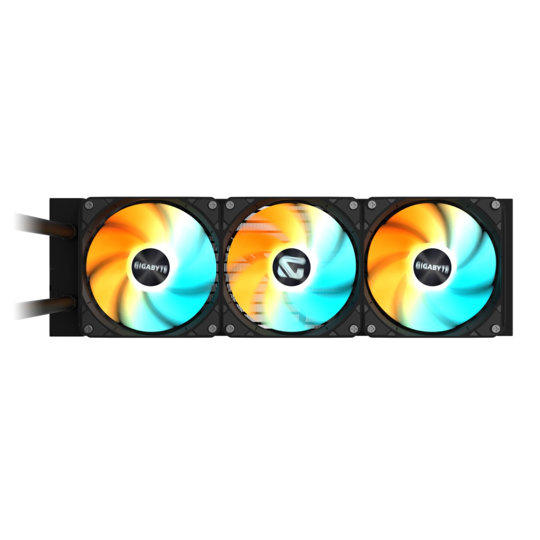 Gigabyte Gehäuselüfter »GAMING 360 Flüssigkeitskühler für CPU - 3x120 mm ARGB-Lüfter, Schiebe-«