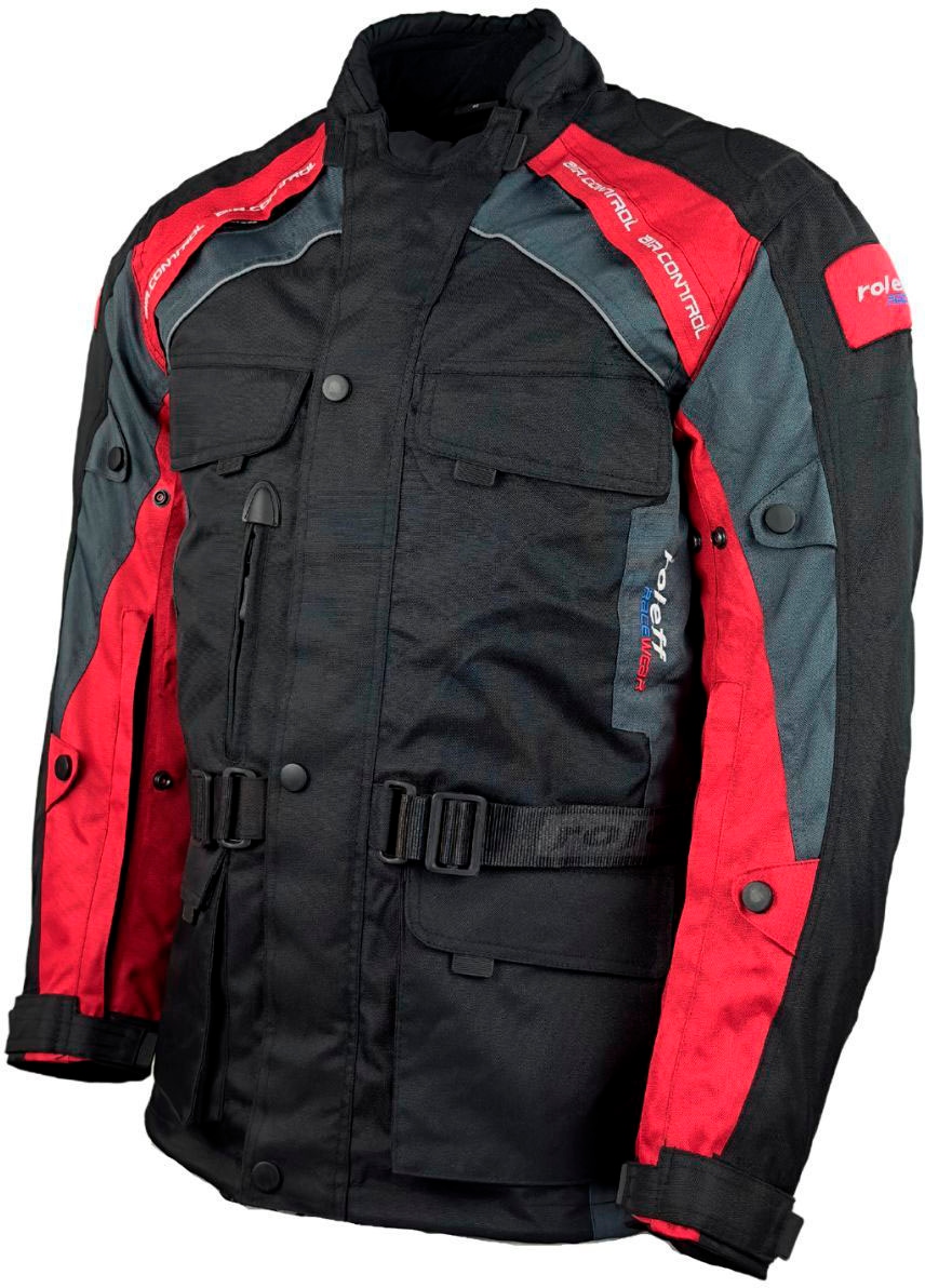 roleff Motorradjacke Taschen 4 Sicherheitsstreifen, RO«, BAUR »Liverpool Mit | Unisex, kaufen