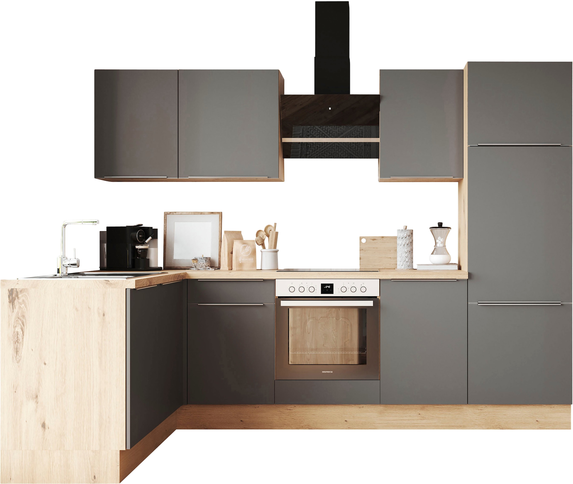 Winkelküche "Safado aus der Serie Marleen" Breite 280 cm, mit Soft-Close, i günstig online kaufen