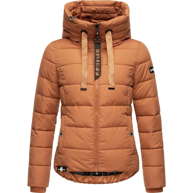 Navahoo Steppjacke »Amayaa«, mit Kapuze, stylische Damen Winterjacke mit  coolen Applikationen kaufen | BAUR