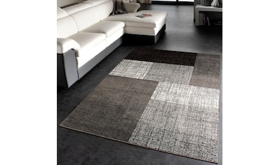Paco Home Teppich »Mondial 105«, rechteckig, Kurzflor, modernes Karo Muster, ideal im... kaufen