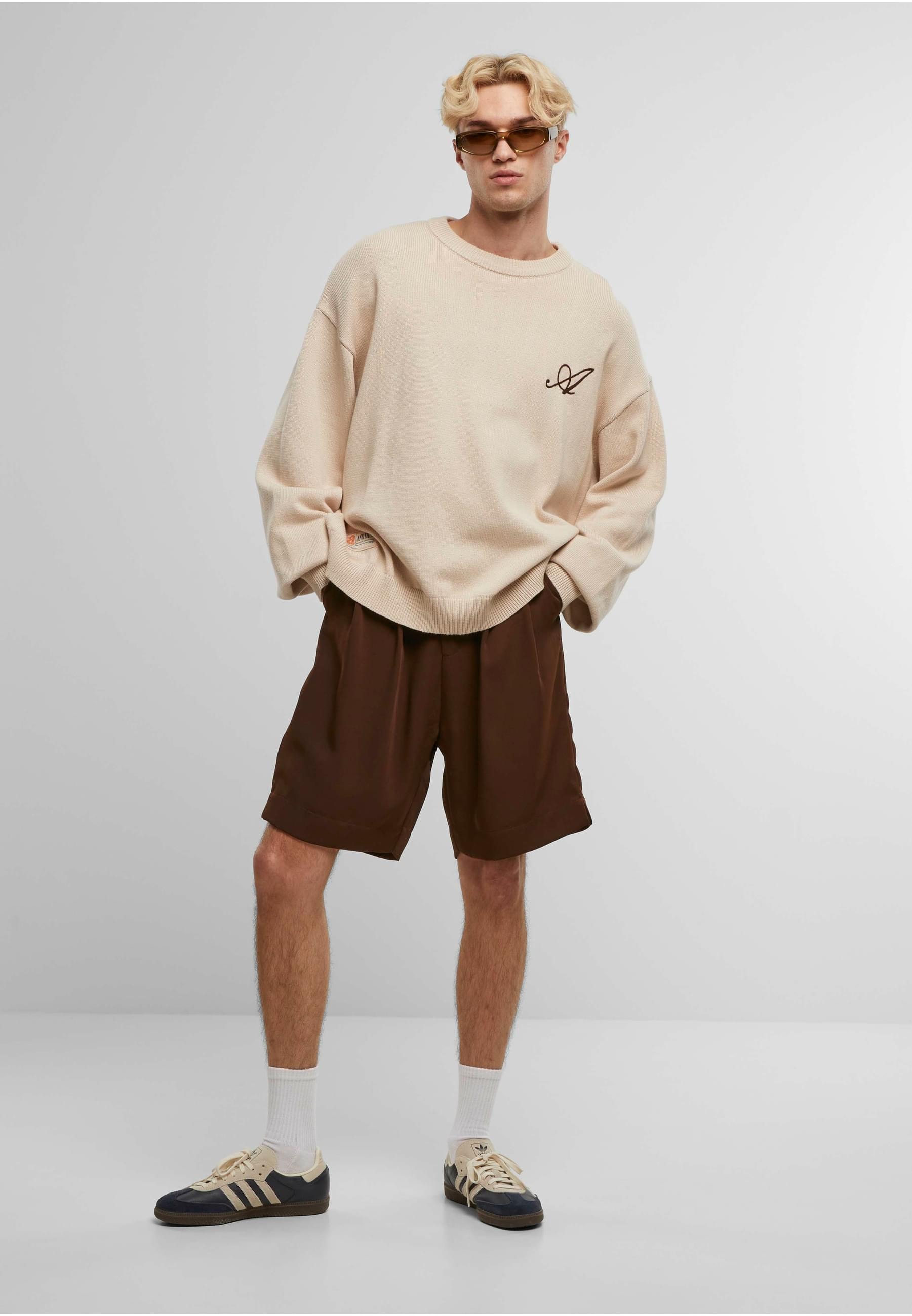 Another Cotton Lab Sweater »Another Cotton Lab Logo Mesh Knit Sweater«, (1 tlg.)
