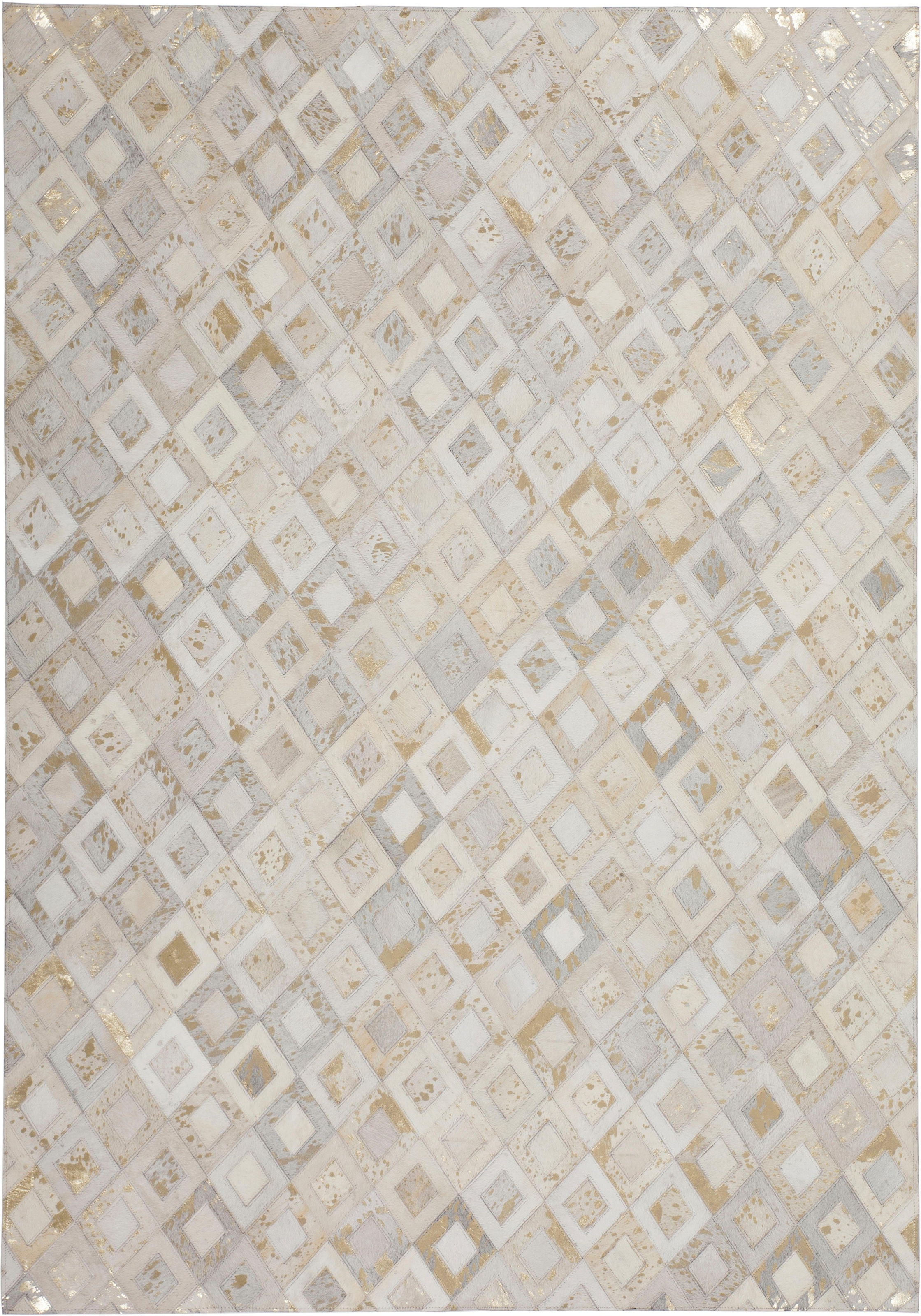 calo-deluxe Fellteppich »Scarllet 110«, rechteckig, 8 mm Höhe, echtes Rinderfell, Wohnzimmer