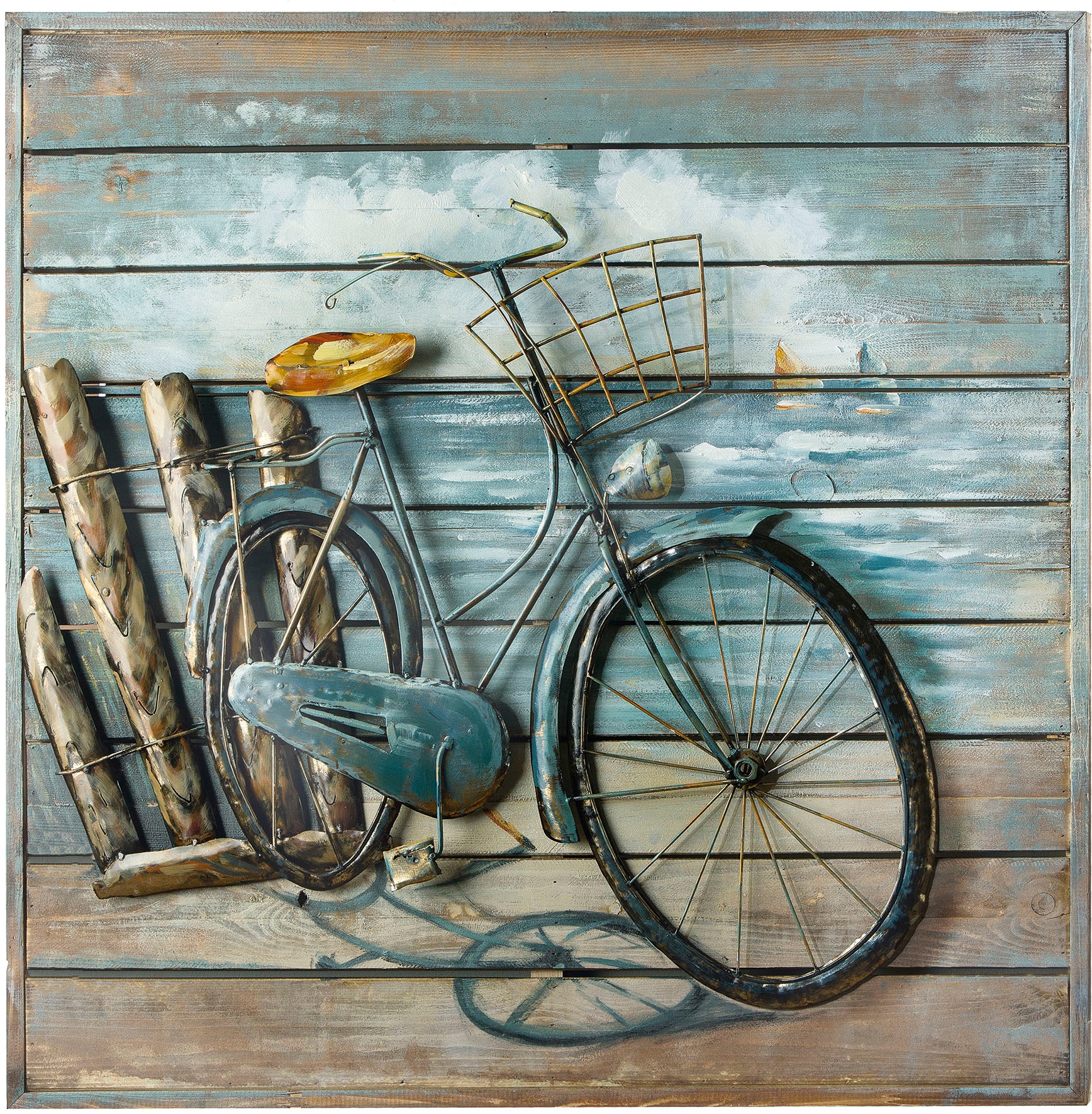 GILDE GALLERY Metallbild "Kunstobjekt Enjoy The Ride" 1 Stk. tlg. günstig online kaufen