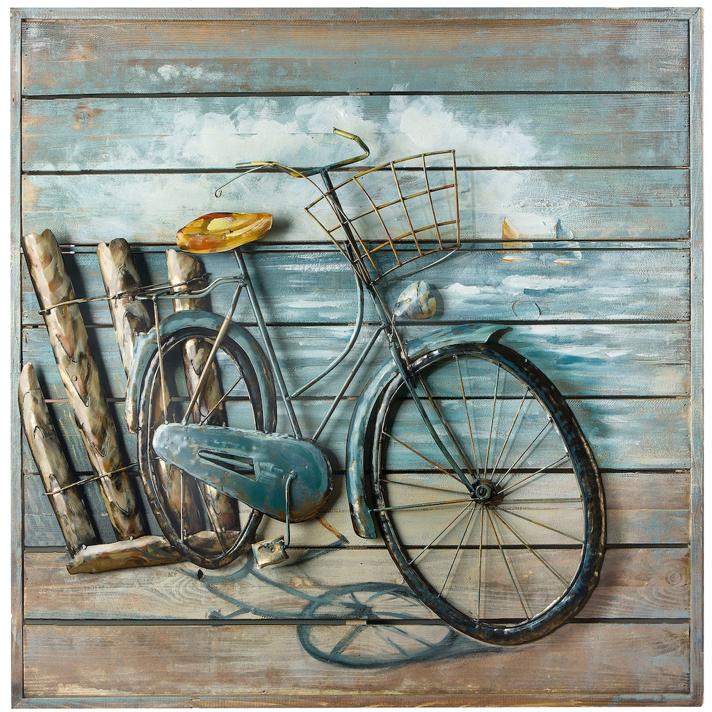 GILDE GALLERY Metallbild »Kunstobjekt Enjoy The Ride«, (1 St.)