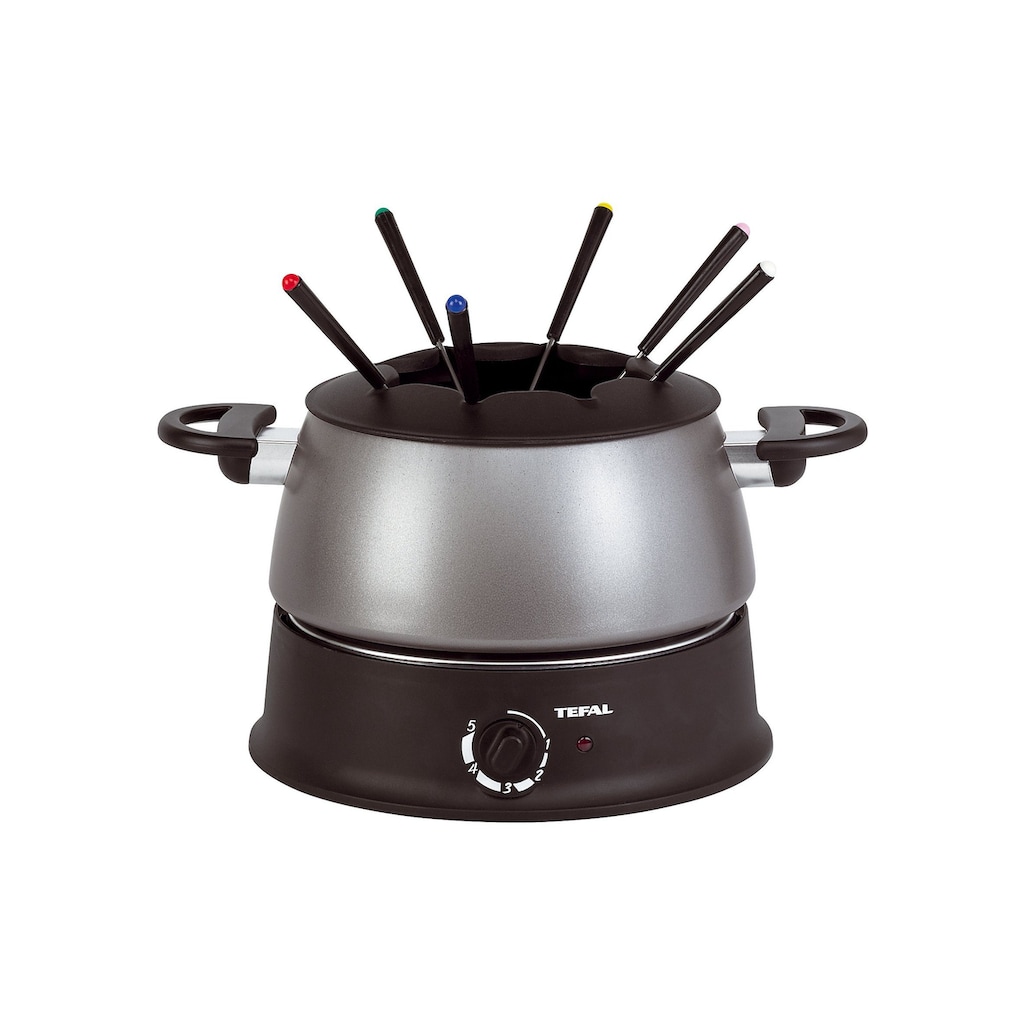 Tefal Elektro-Fondue »EF3000.10«, 6 wärmeisolierte Fondue-Gabeln