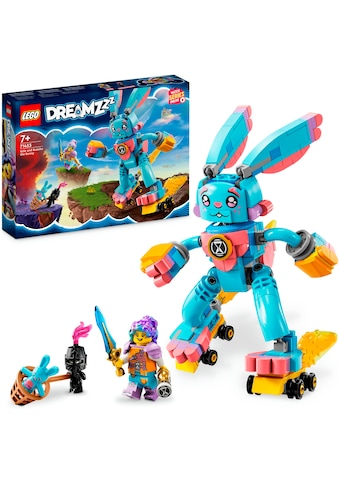 Konstruktionsspielsteine »Izzie und ihr Hase Bunchu (71453), LEGO® DREAMZzz™«, (259...