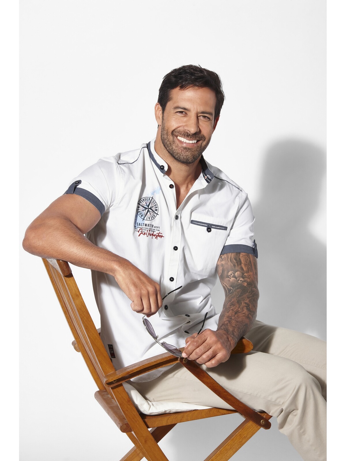 Thumbnail - Jan Vanderstorm Kurzarmhemd "Kurzarmhemd BERGTHAL"