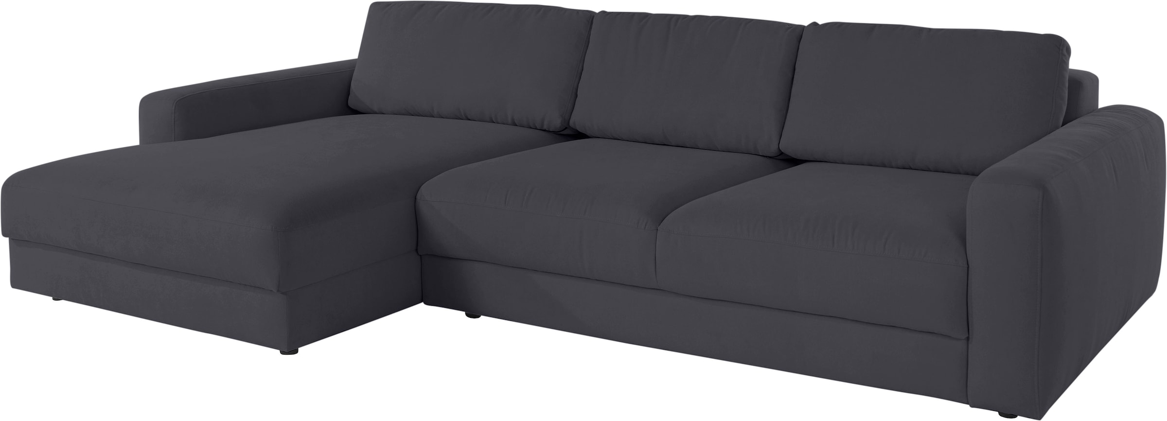 Places of Style Ecksofa »Bloomfield, L-Form«, extra tiefe Sitzfläche, wahlweise mit Sitztiefenverstellung