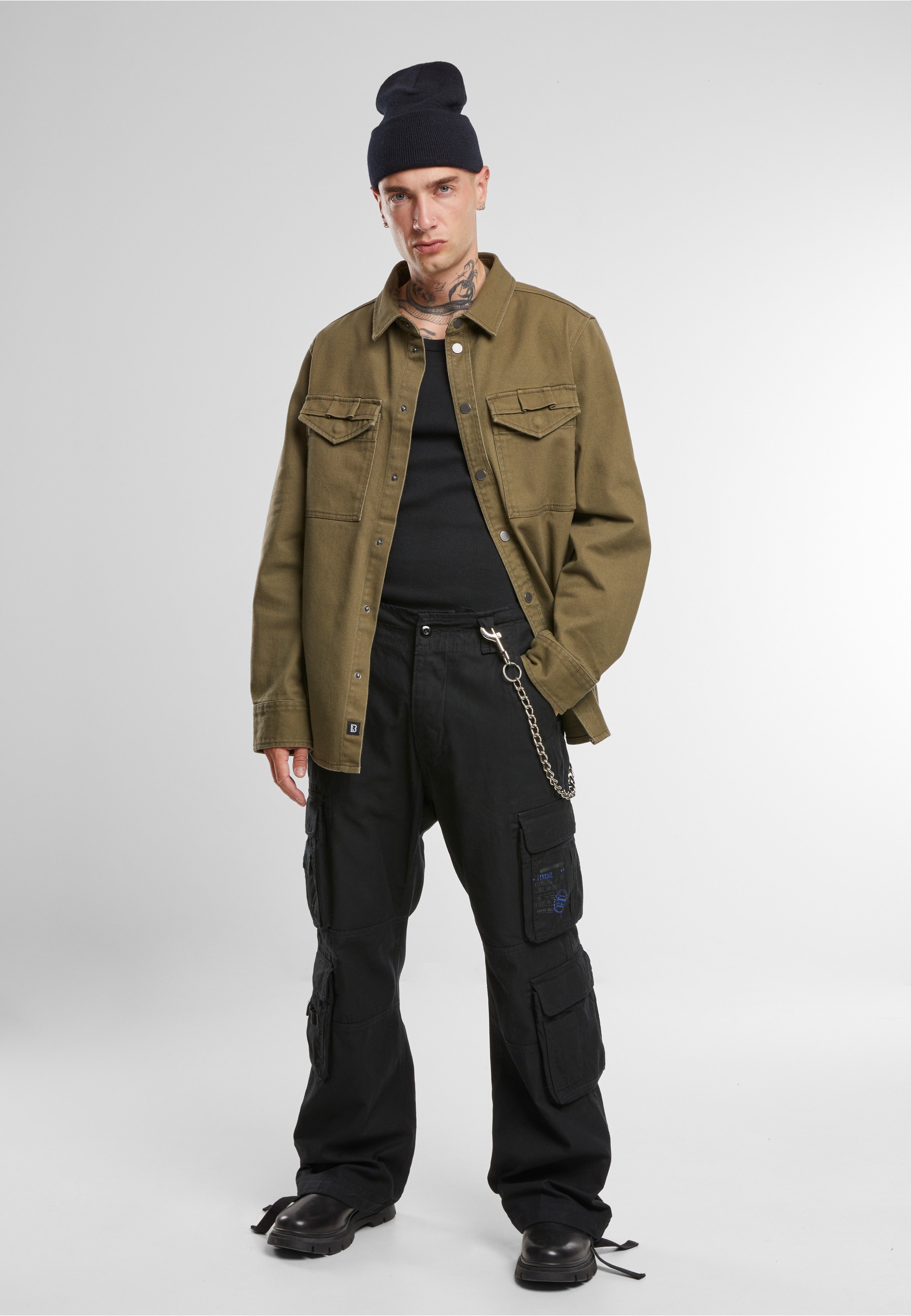 Brandit Langarmhemd »Brandit Brandit Men Heavy Twill Shirt« 1 Stk.