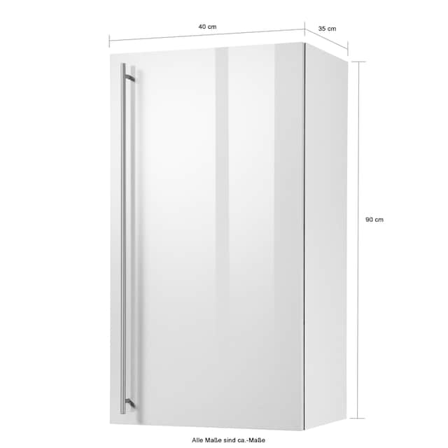 Black Friday wiho Küchen Hängeschrank »Chicago«, 40 cm breit, 90 cm hoch,  für viel Stauraum | BAUR