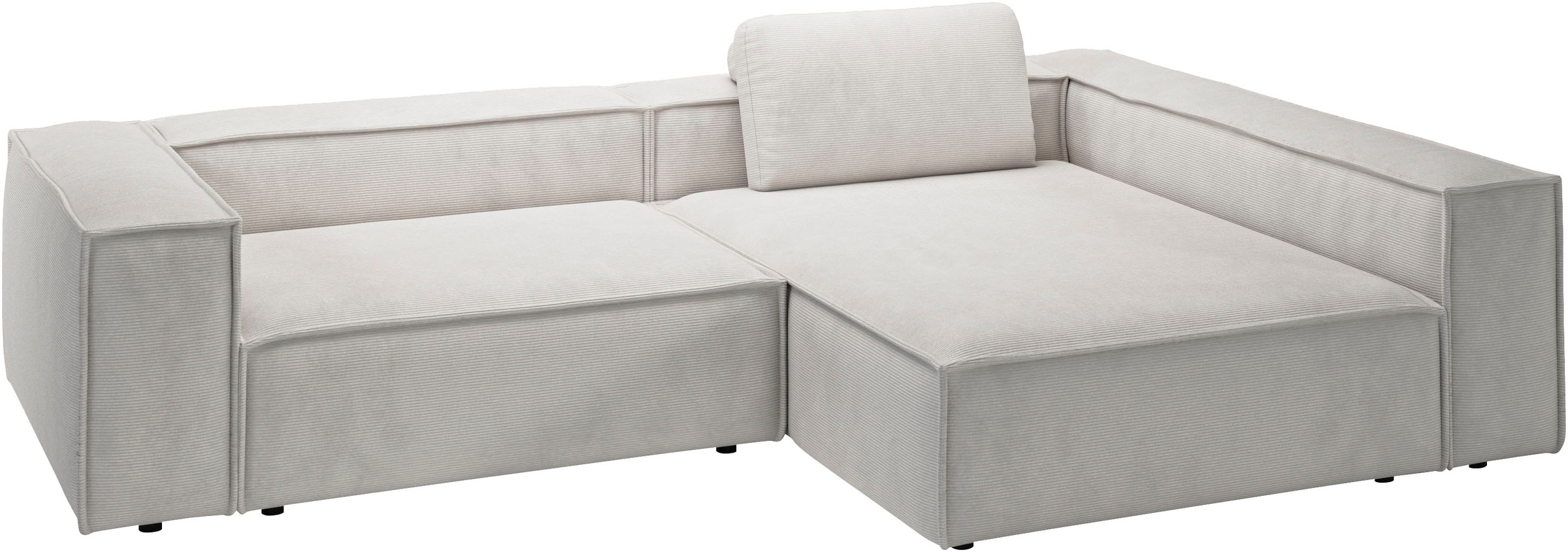 Places of Style Ecksofa »Watertown, moderne XXL L-Form, 306 cm breit«, Komfortabel mit tiefer Sitzfläche – ideal für große Wohnräume