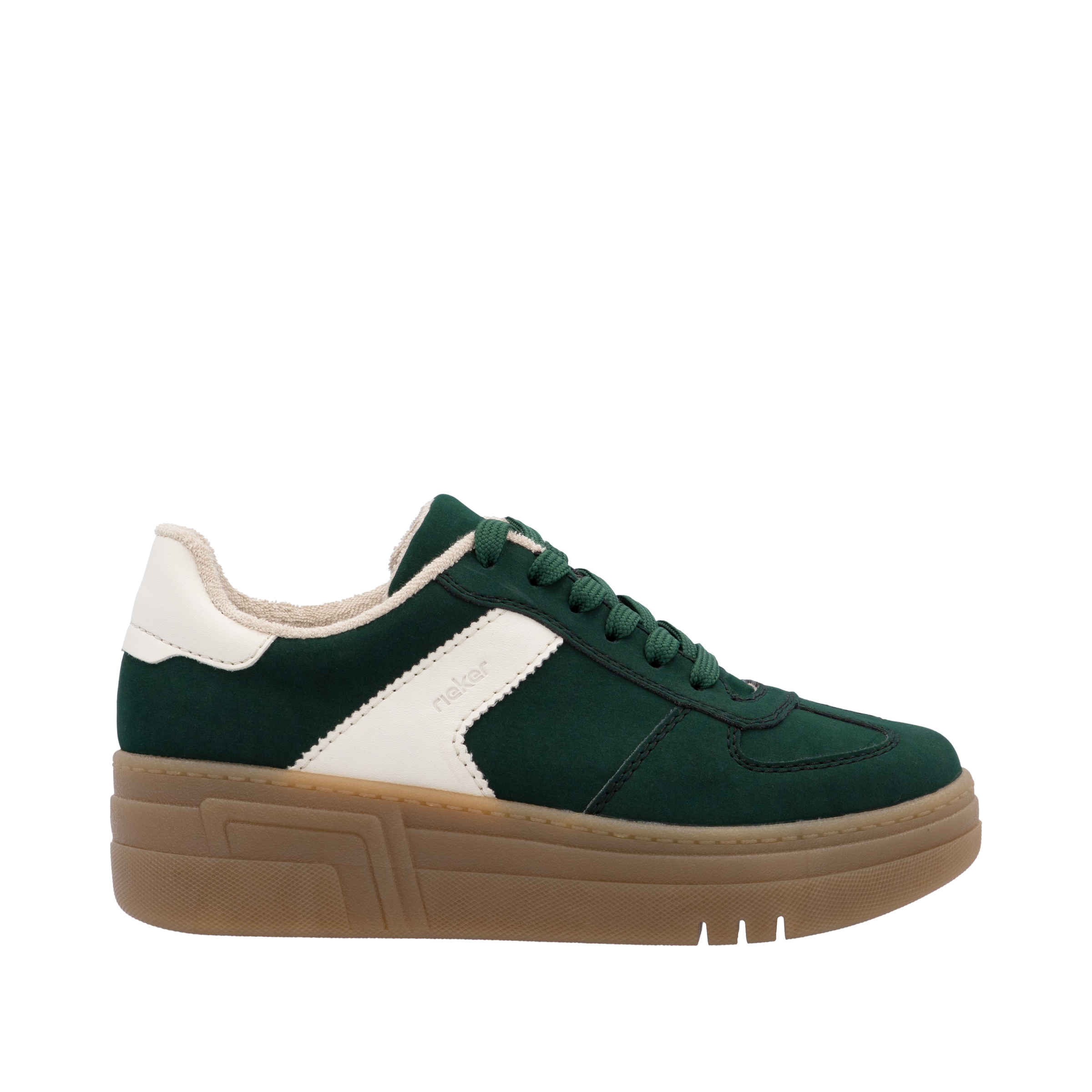 Rieker Plateausneaker, Retro-Sneaker, Basket-Sneaker, Schnürer mit softem Schaftrand