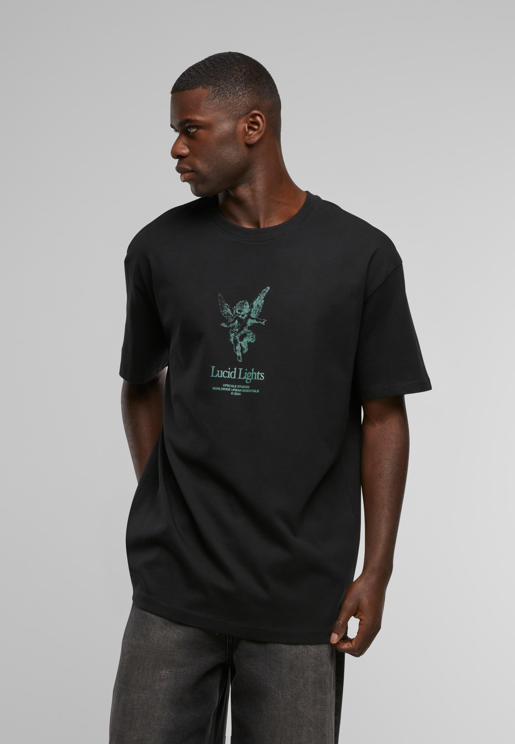 Thumbnail - Upscale by Mister Tee T-Shirt "Upscale by Mister Tee Lucid Lights Heavy Oversize Tee" 1 Stk. tlg.