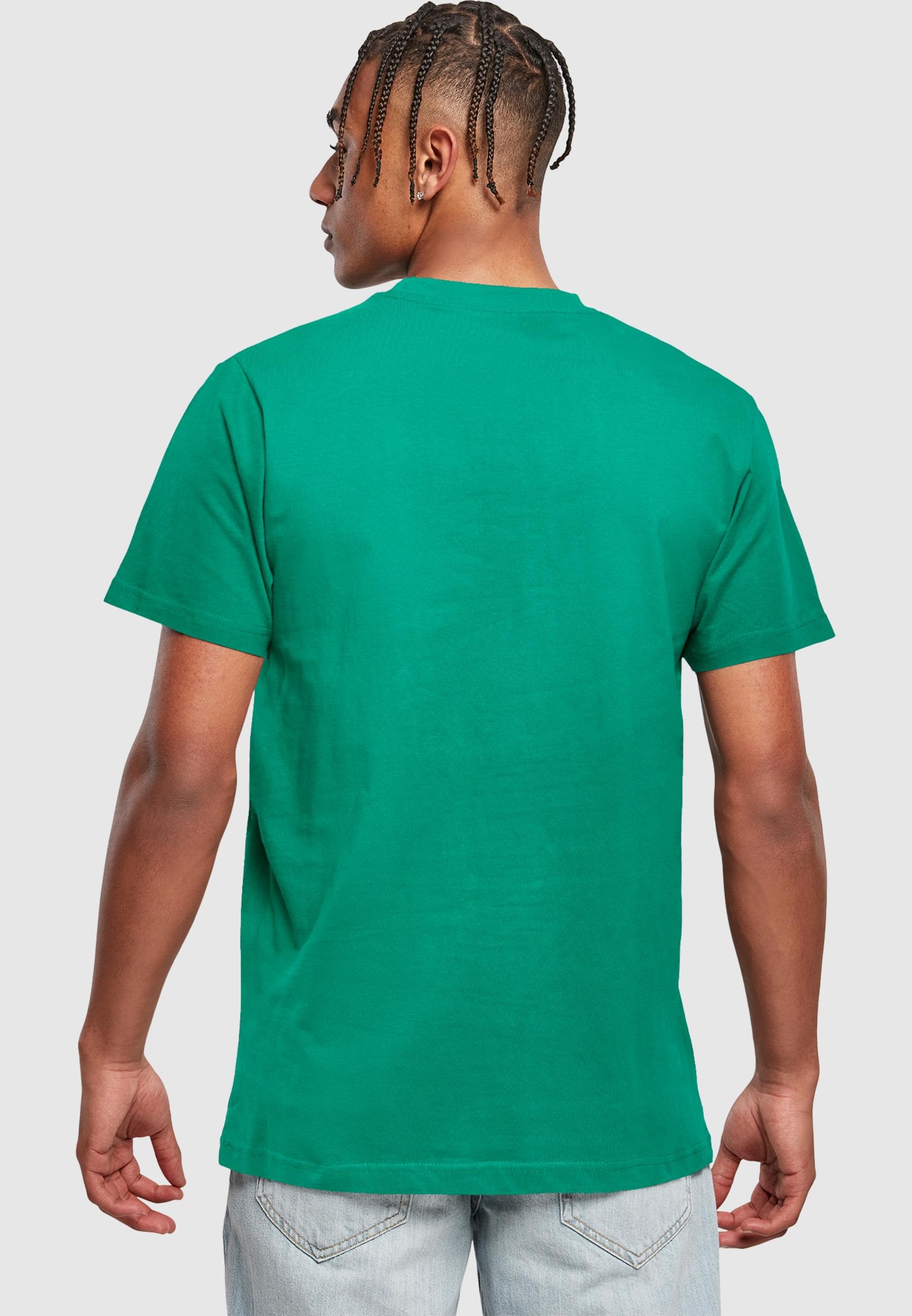 MisterTee Kurzarmshirt »MisterTee Herren Flamingo T-Shirt Round Neck«, (1 tlg.)