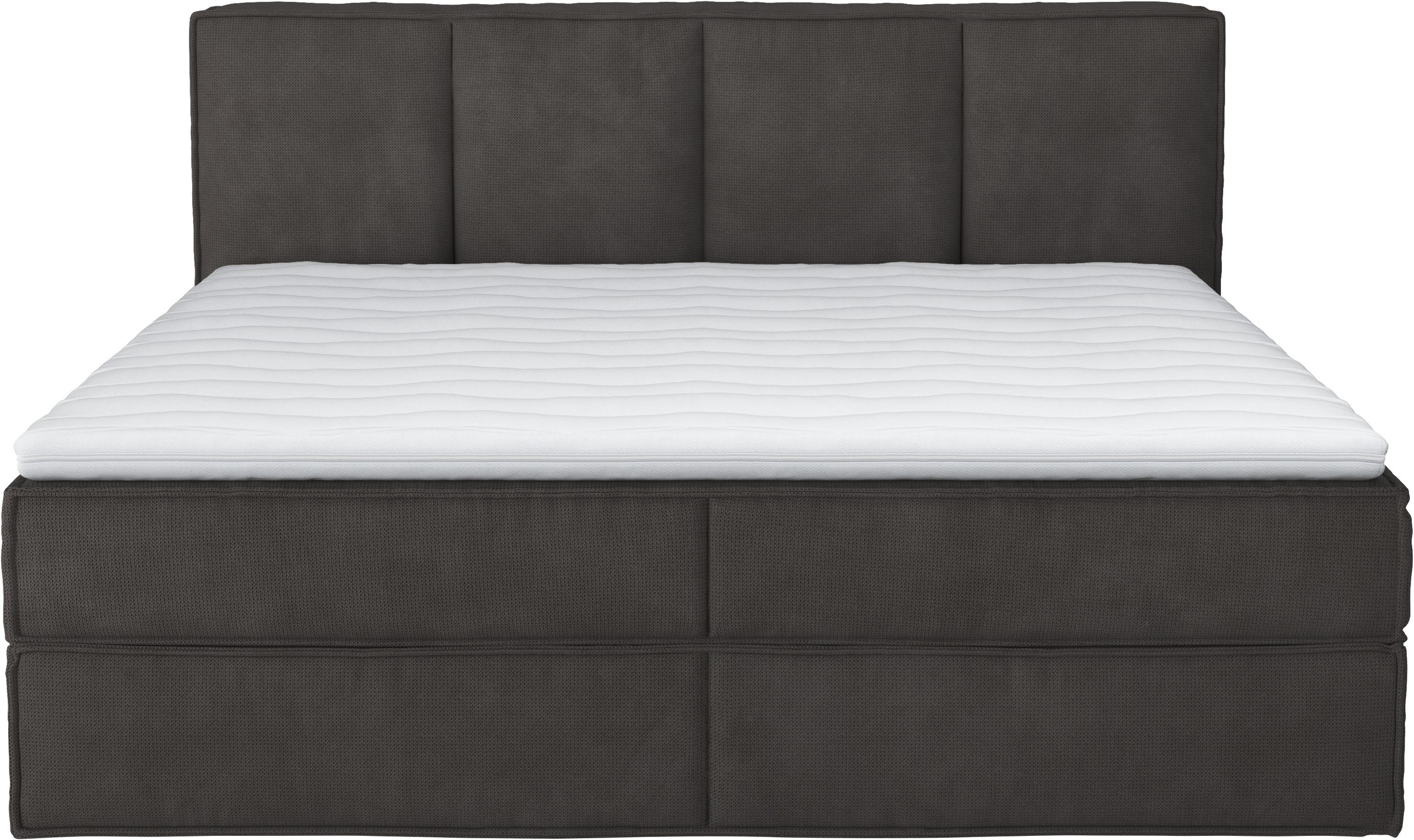 Thumbnail - Home affaire Boxspringbett "Milano", Boxbett inkl. Topper, 2 Matratzen, Härtegrade H2, H3 und H4 wählbar