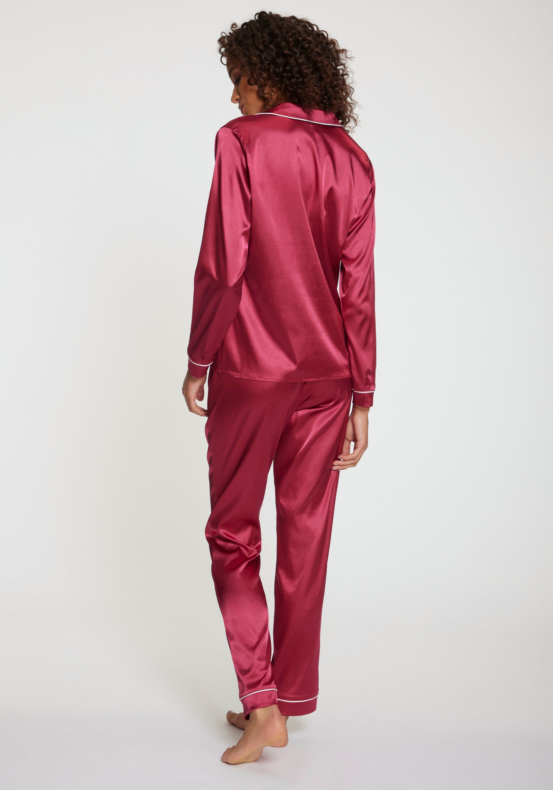 s.Oliver Pyjama, (Set, 3-teilig), incl. Schlafmaske