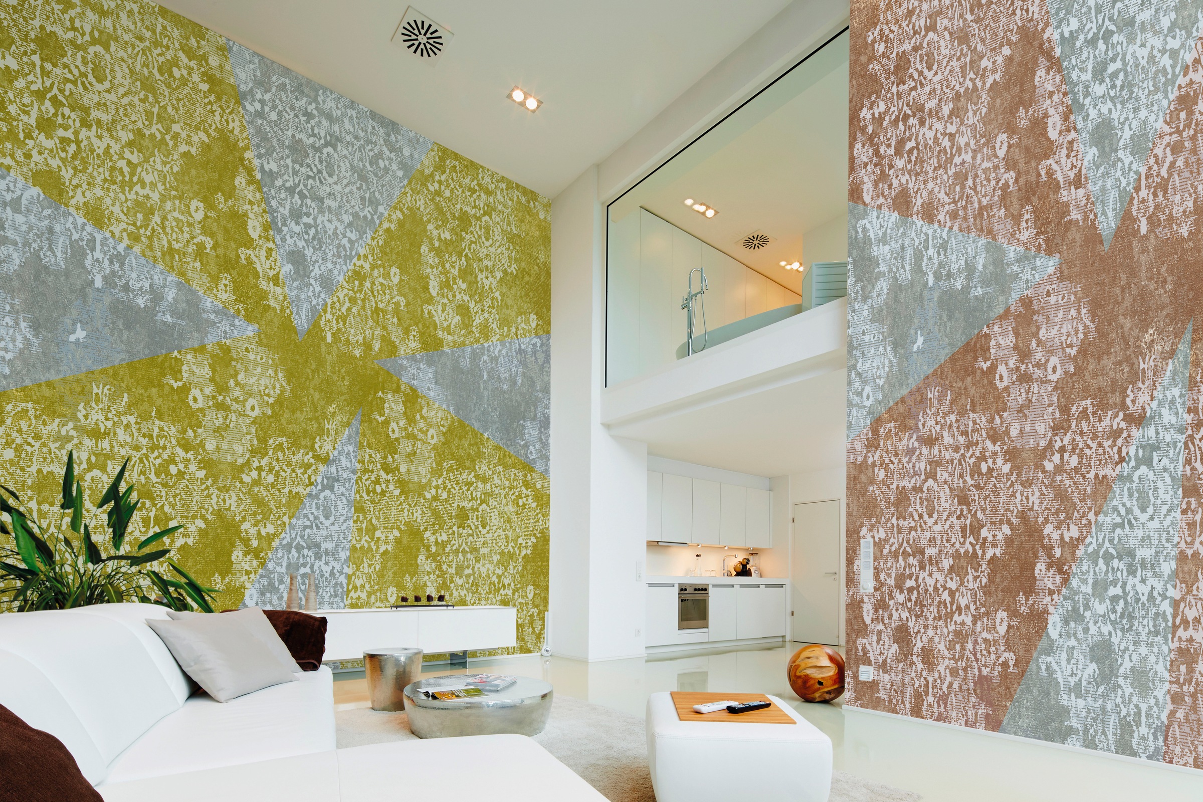 Architects Paper Fototapete »Atelier 47 Artwork 1«, Barock, Vlies, Wand, Schräge, Decke