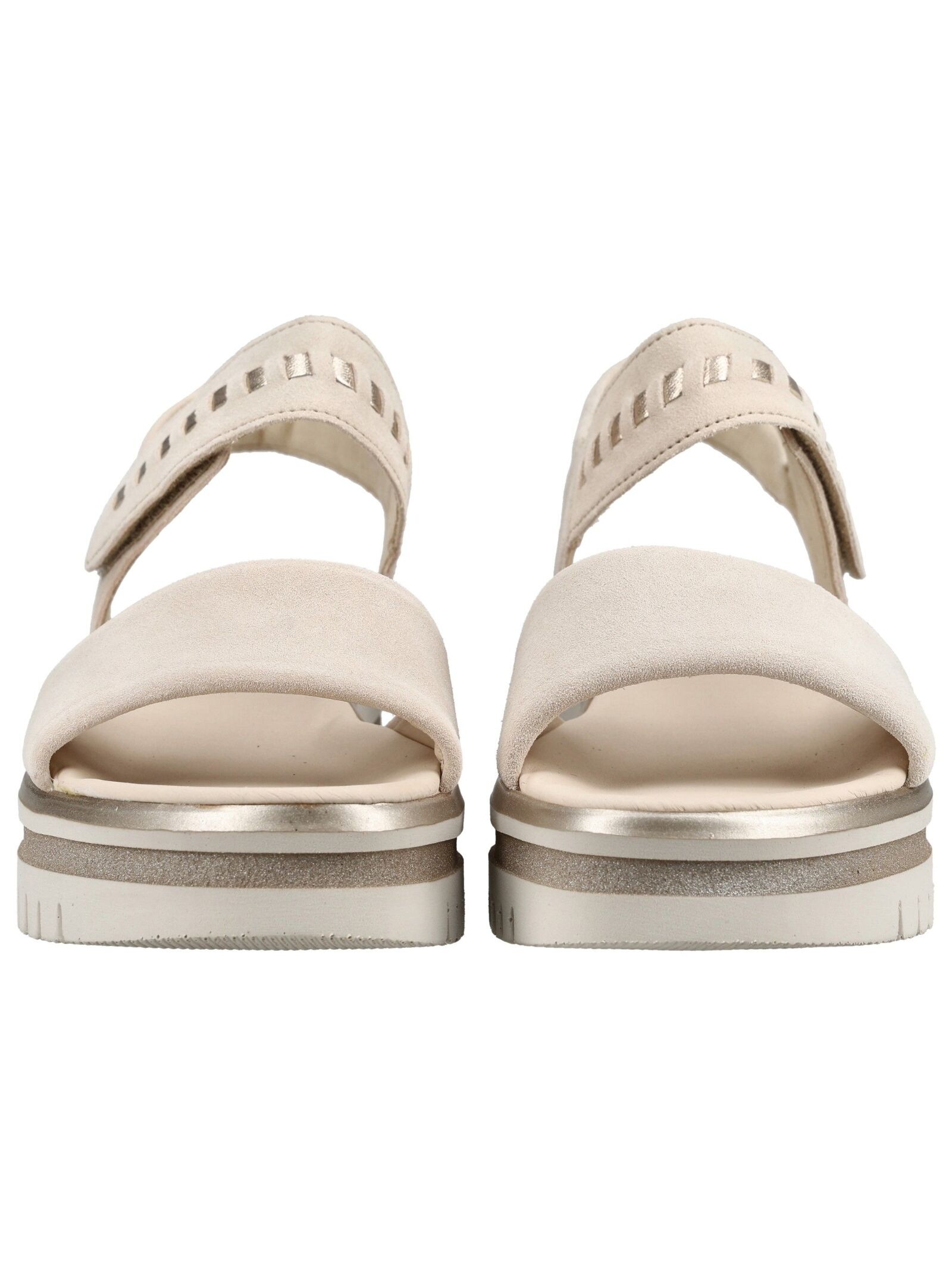 Gabor Wedge Sandal Beige/Gold 40 5