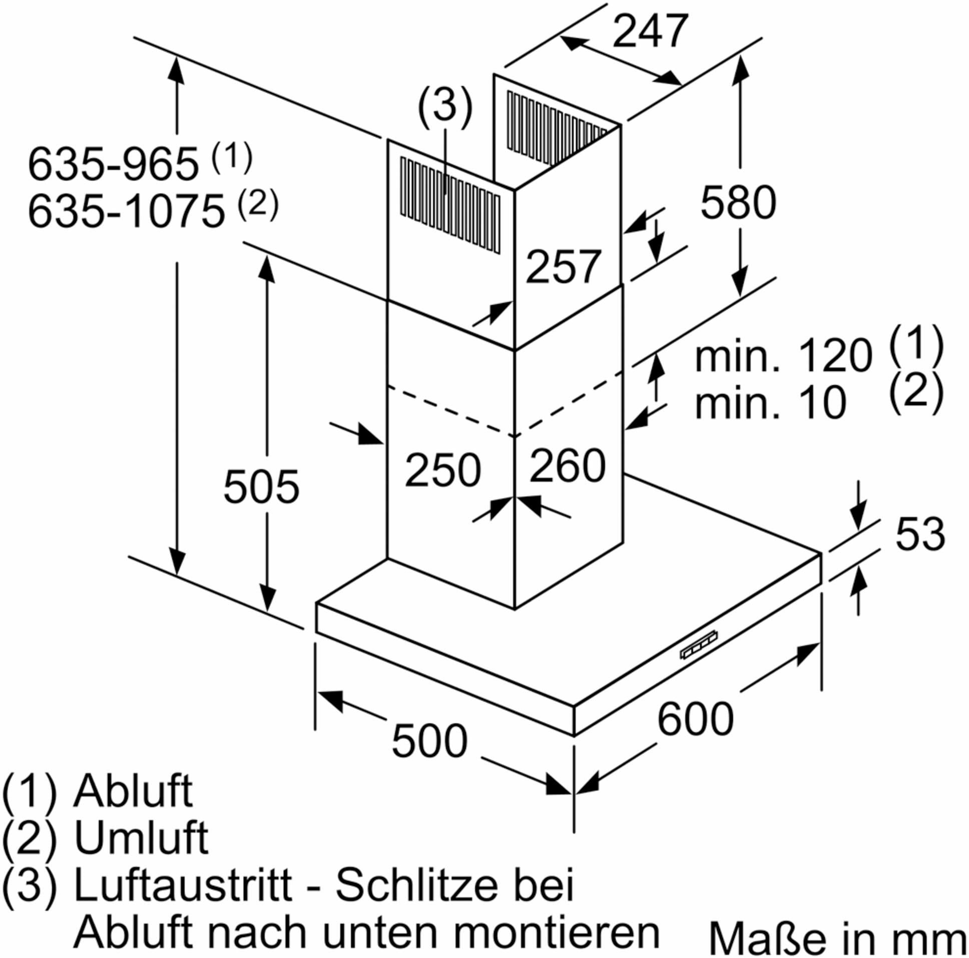 BOSCH Wandhaube | kaufen »DWB67IM50« BAUR