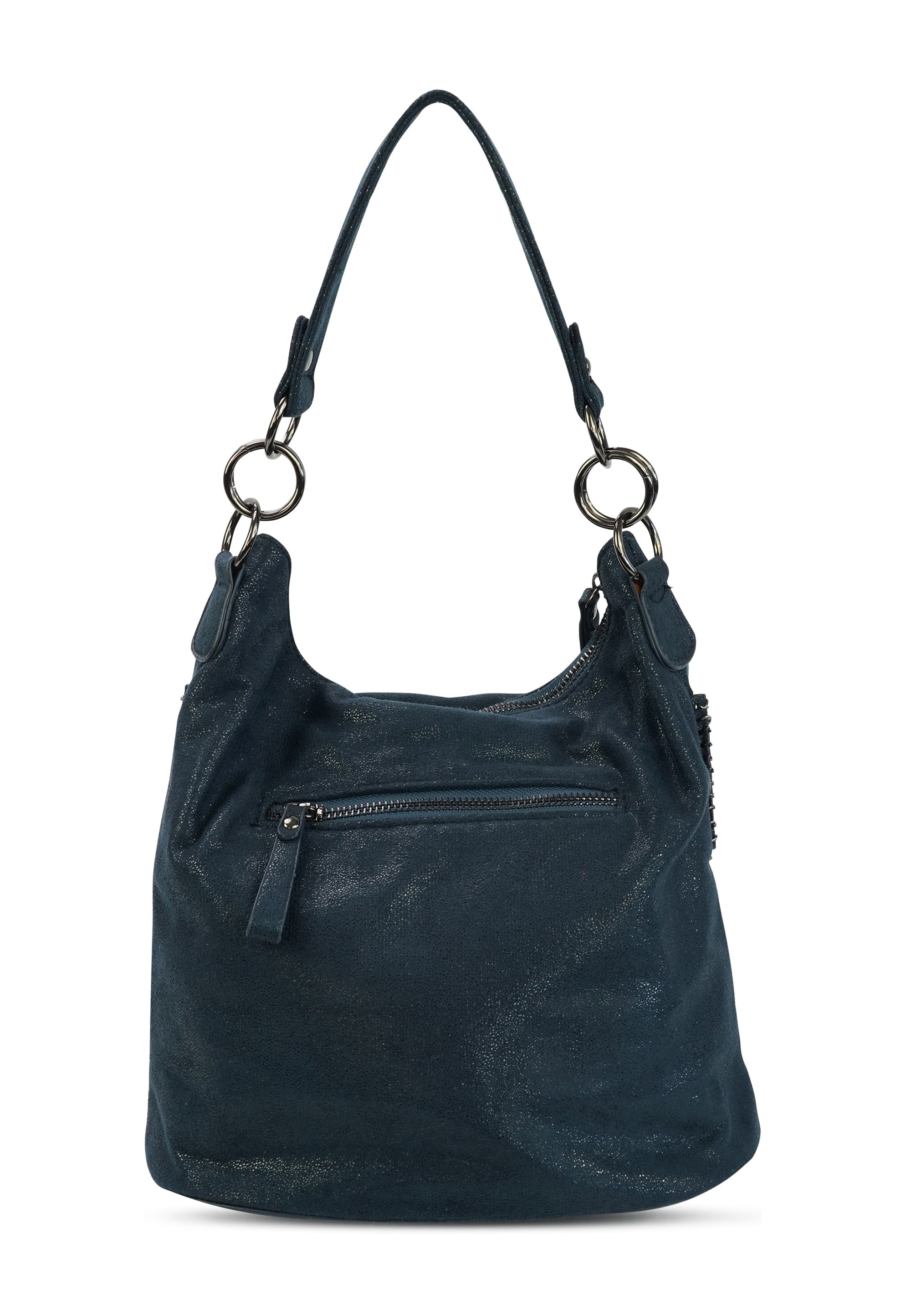 Harpa Schultertasche »Cher« aus changierendem Material, mit Ketten-Verzierung