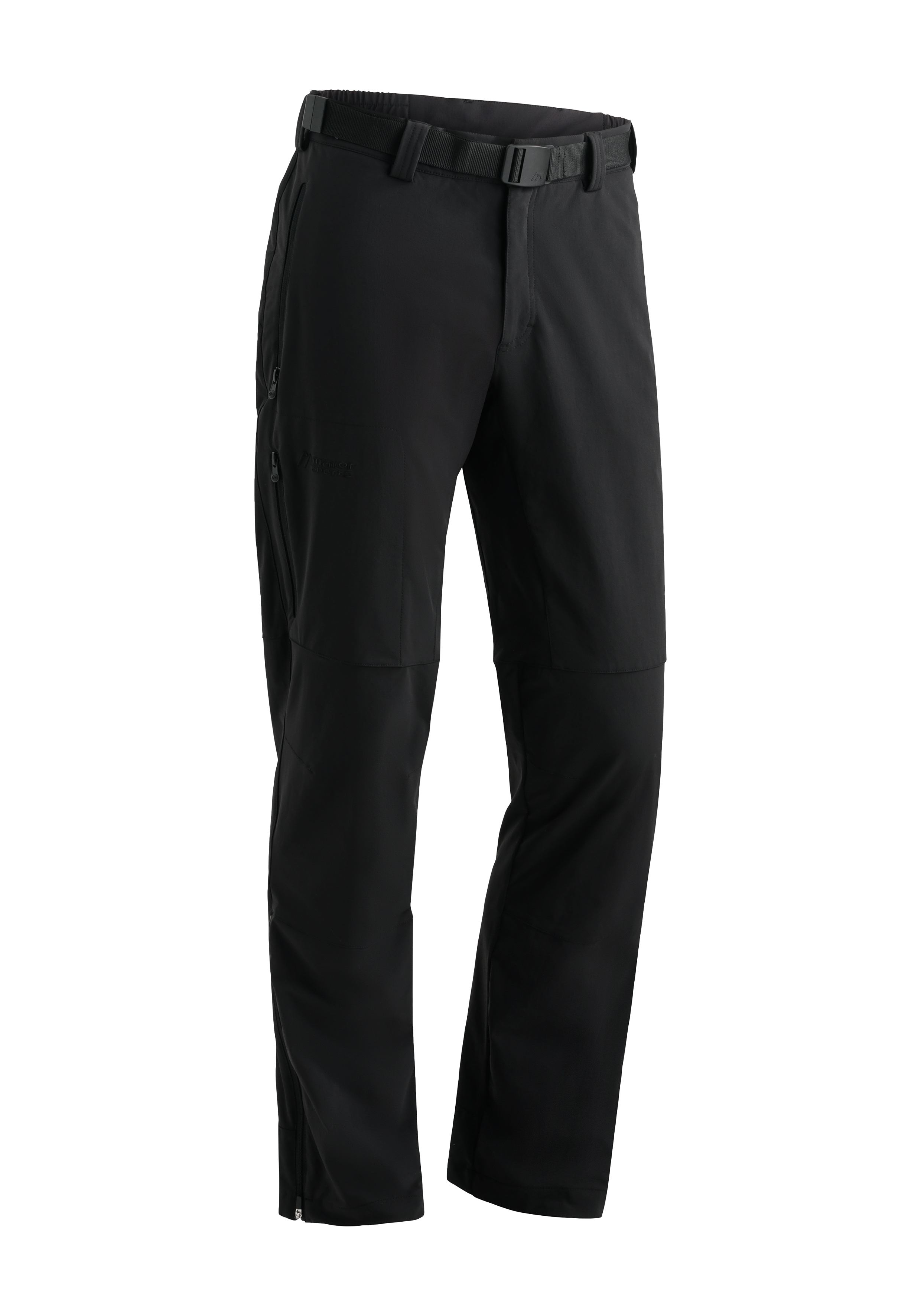 Maier Sports "Halitit M" Herren Funktionshose, robuste Wanderhose, 3 Taschen + Gürtel, Reg. Fit